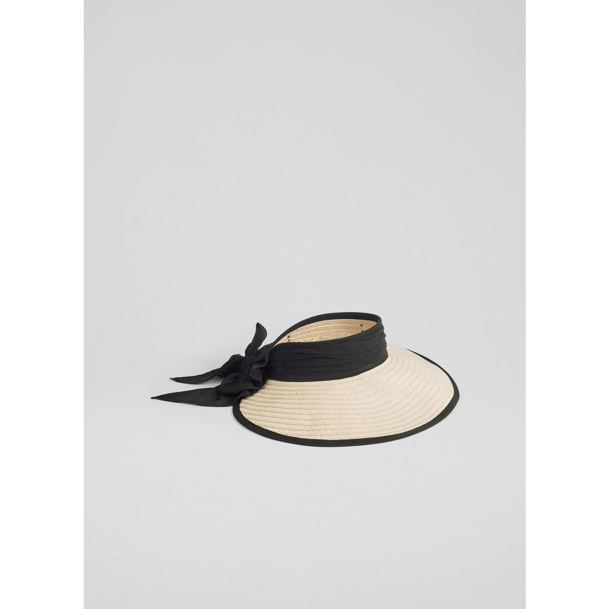 Rosemary Natural Raffia Wide Brim Visor | Accessories  display picture 2