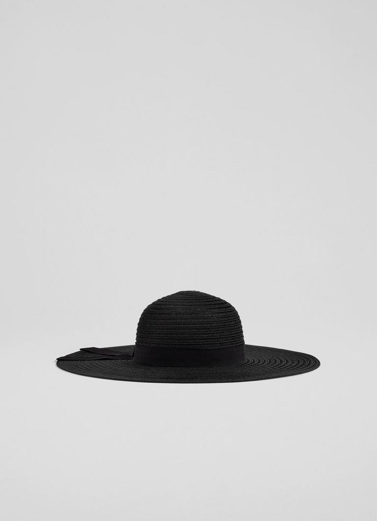 Savanh Black Raffia Floppy Sun Hat Sale Collections L.K.Bennett London