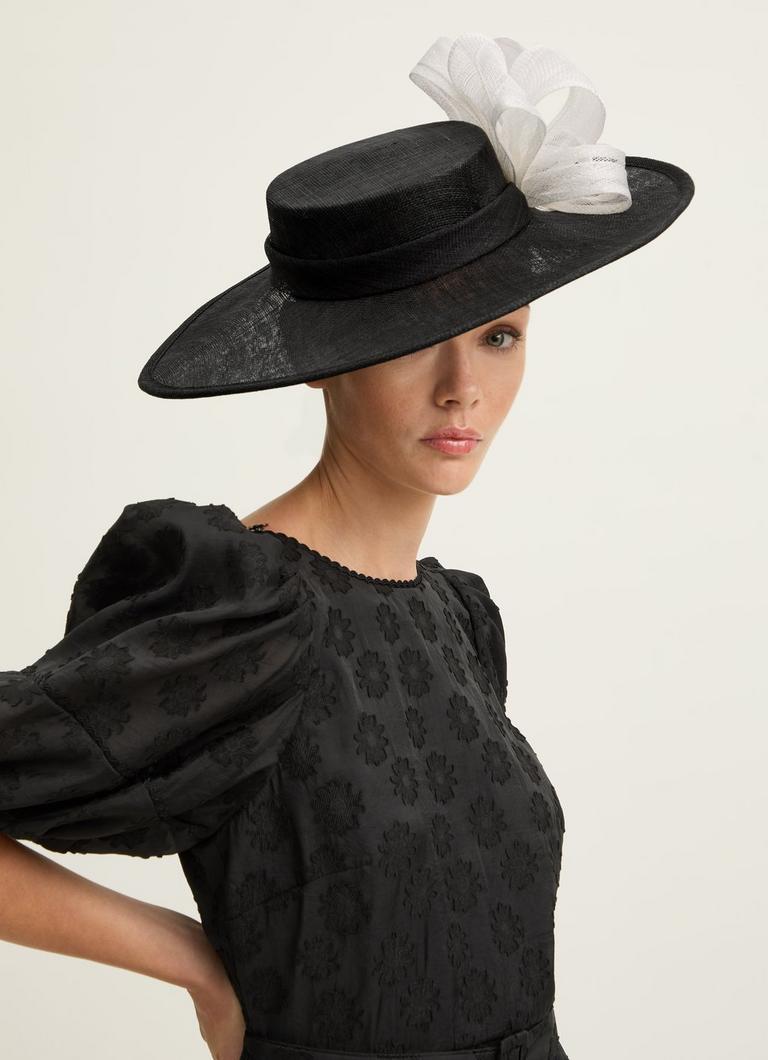 Black wedding hats fascinators sales