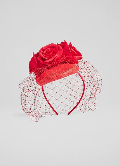 Alice Red Netted Alice Band Damson, Damson