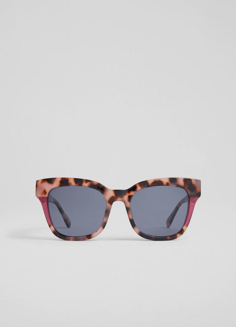 Pink tortoise sunglasses 2025