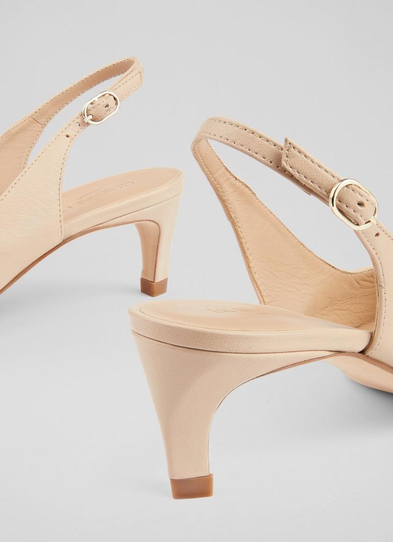 Cream kitten heels discount