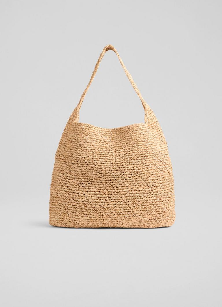 Amiri Natural Slouchy Raffia Shoulder Bag The Archive Sale L.K.Bennett London