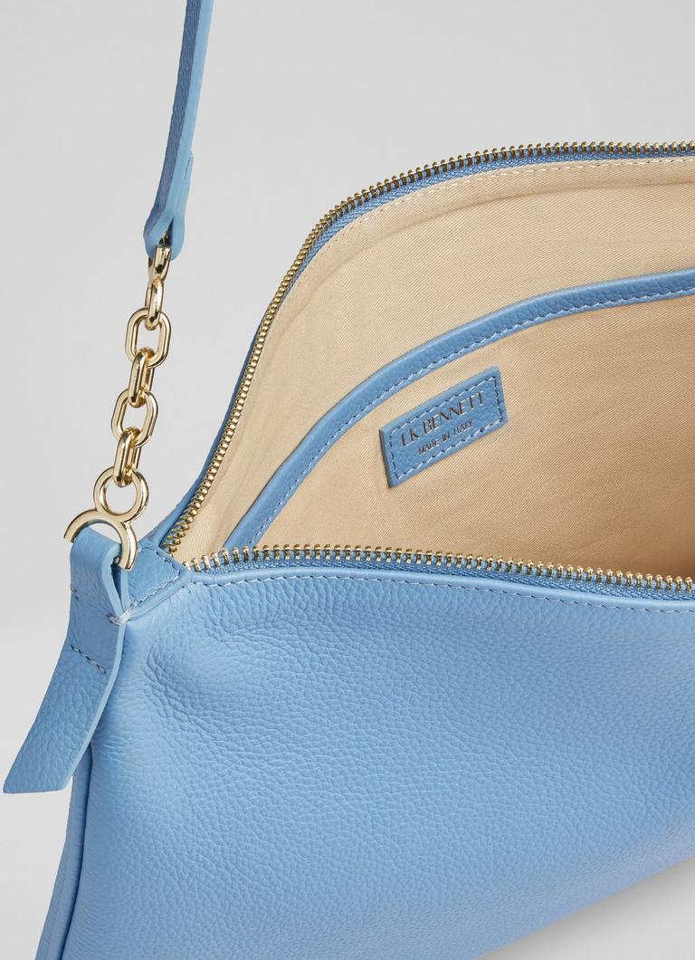 Blue leather handbags uk hotsell