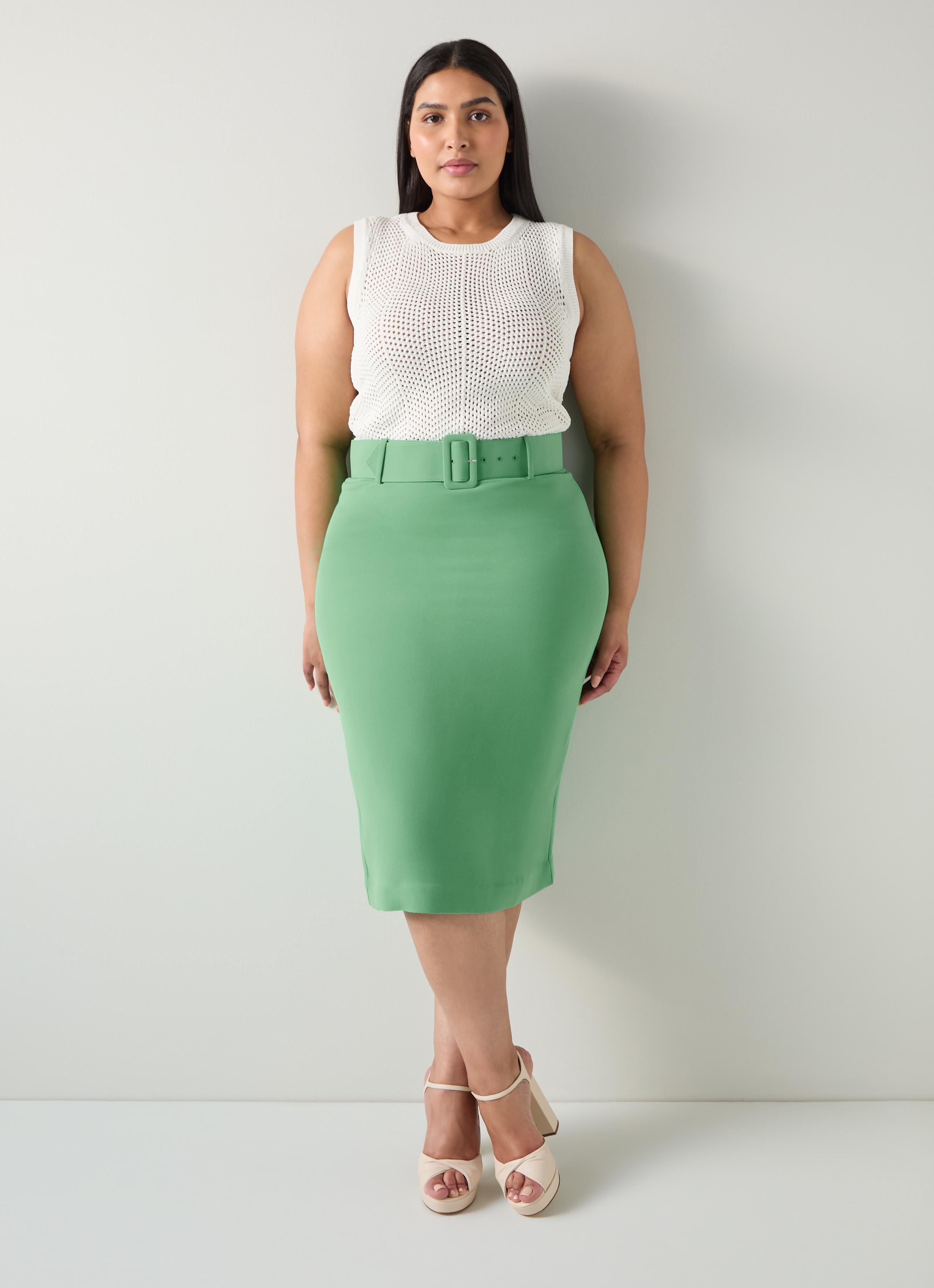Tabitha Green Crepe Pencil Skirt Sale Collections
