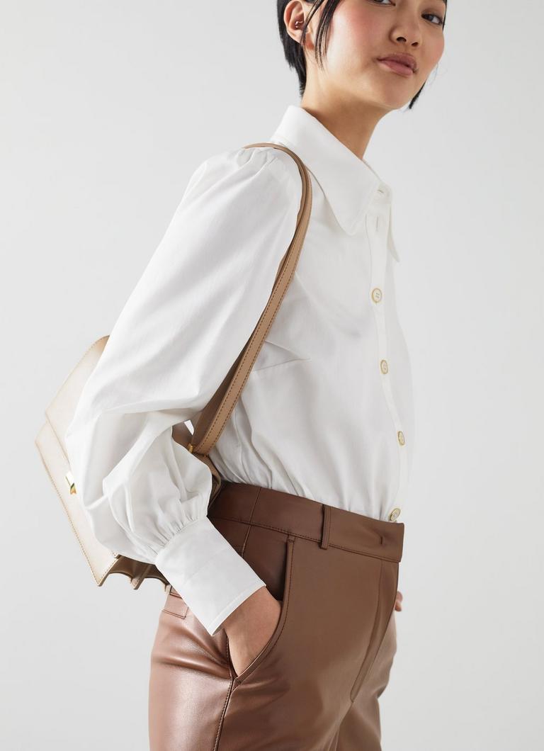 Lk bennett leather trousers discount