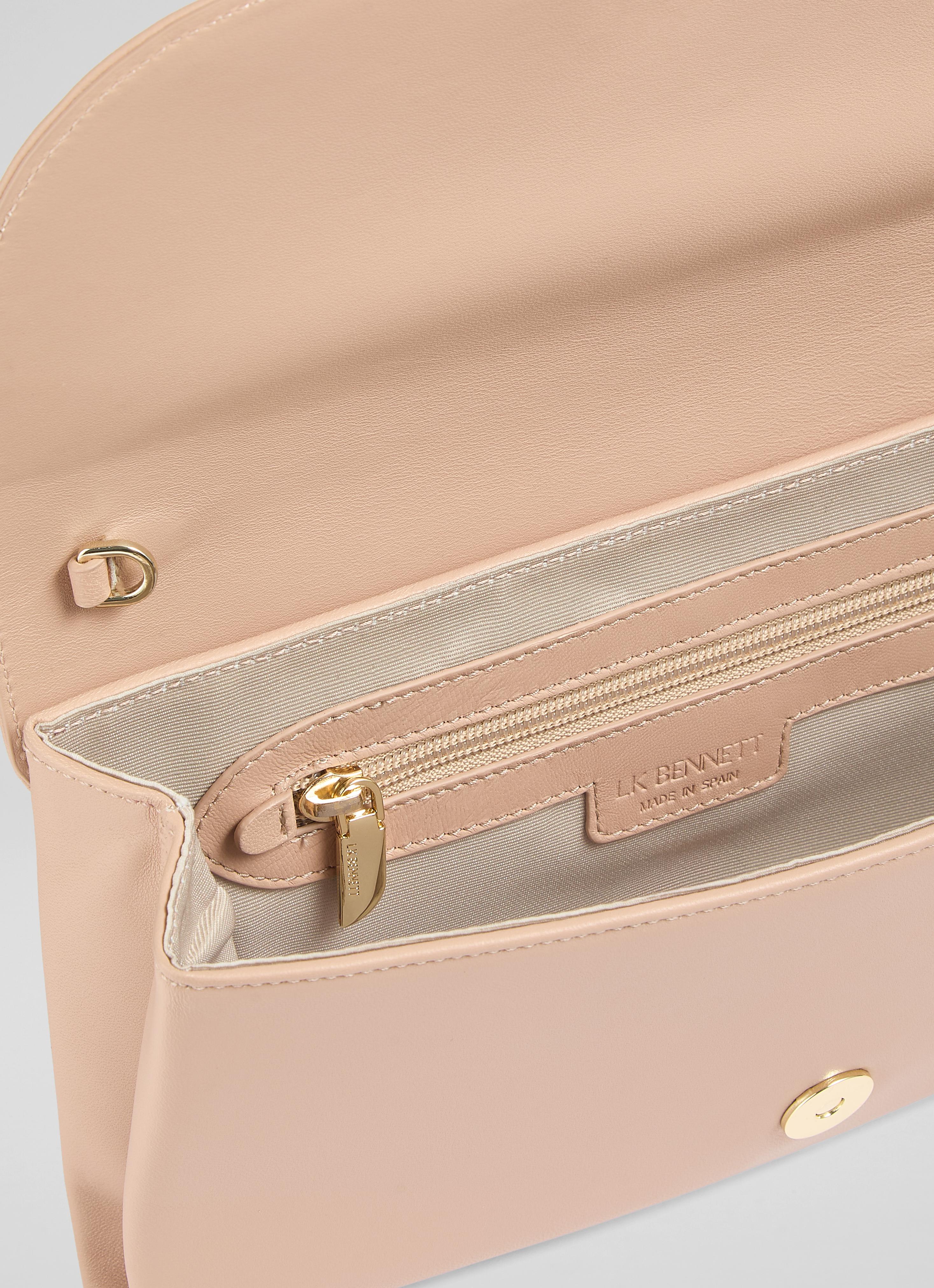 modamoda de - T125 - ital Schultertasche Fransen Wildleder, Farbe:Stone
