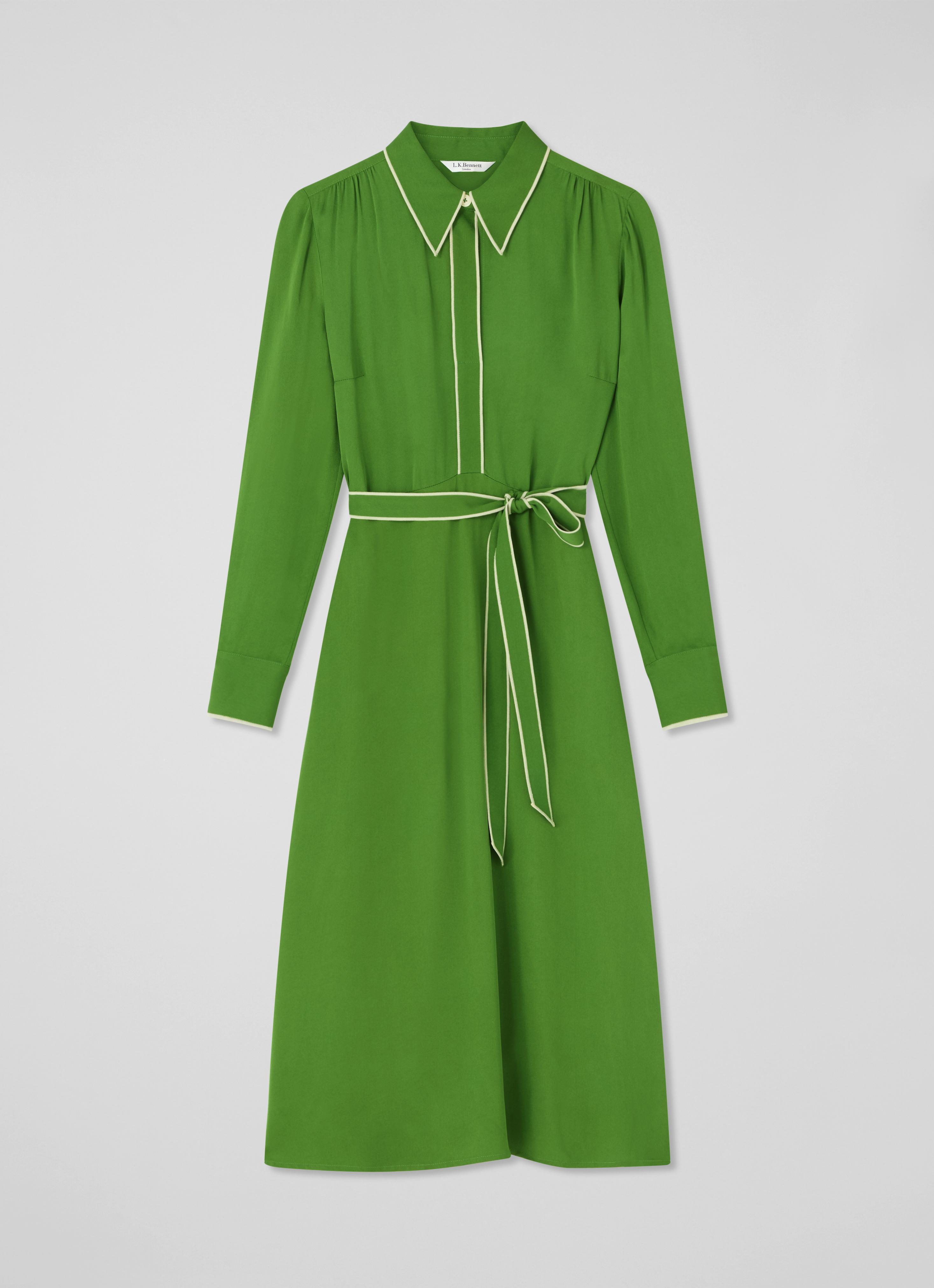 slim fit dress slacks Katherine Sustainable Vintage Inspired 1940s Shirt Dress in Mint Green |  1940s & 1950s Style