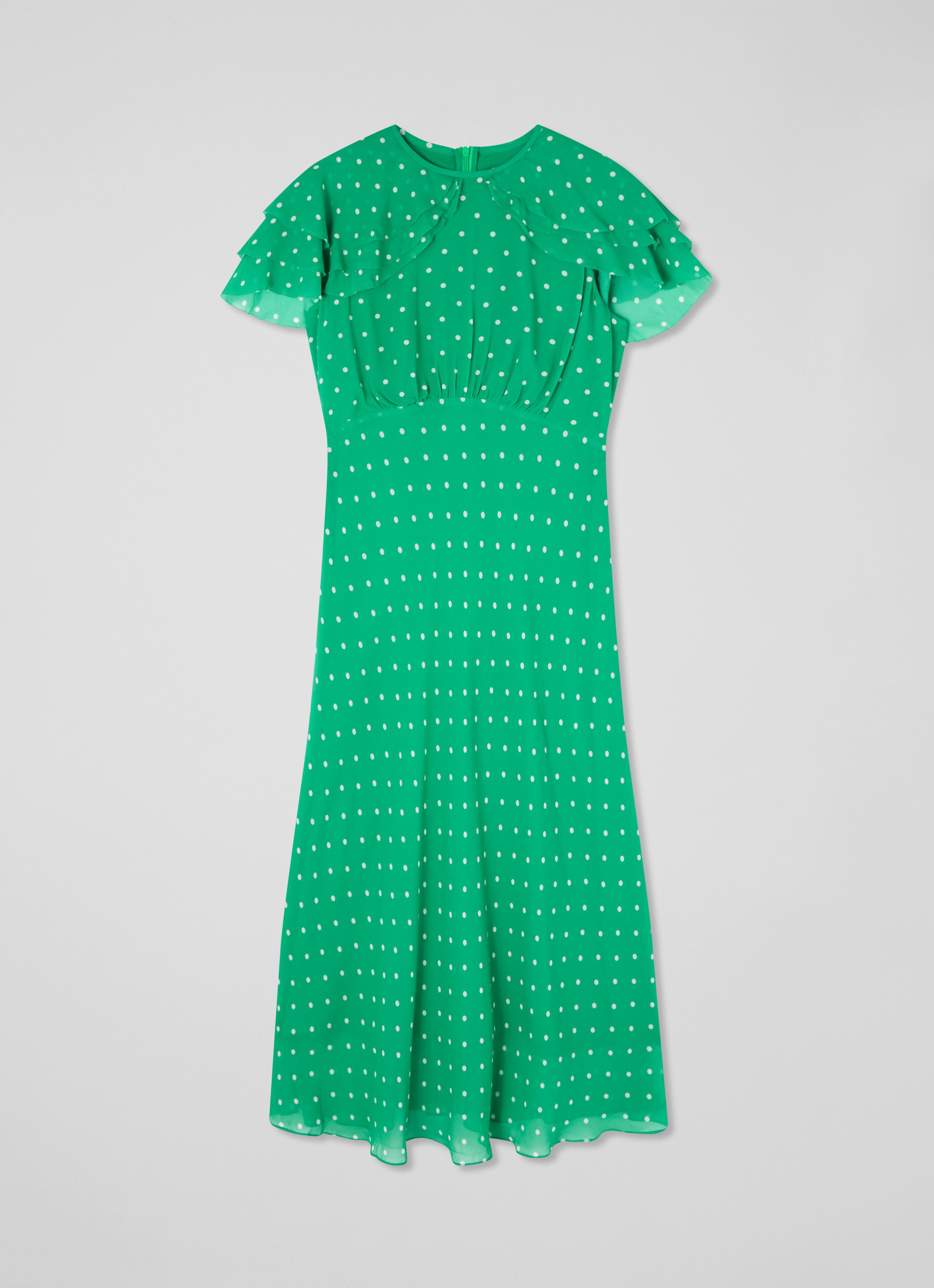 Ellen Green & Birch Polka Dot Print Dress | Clothing | Collections |  L.K.Bennett, London