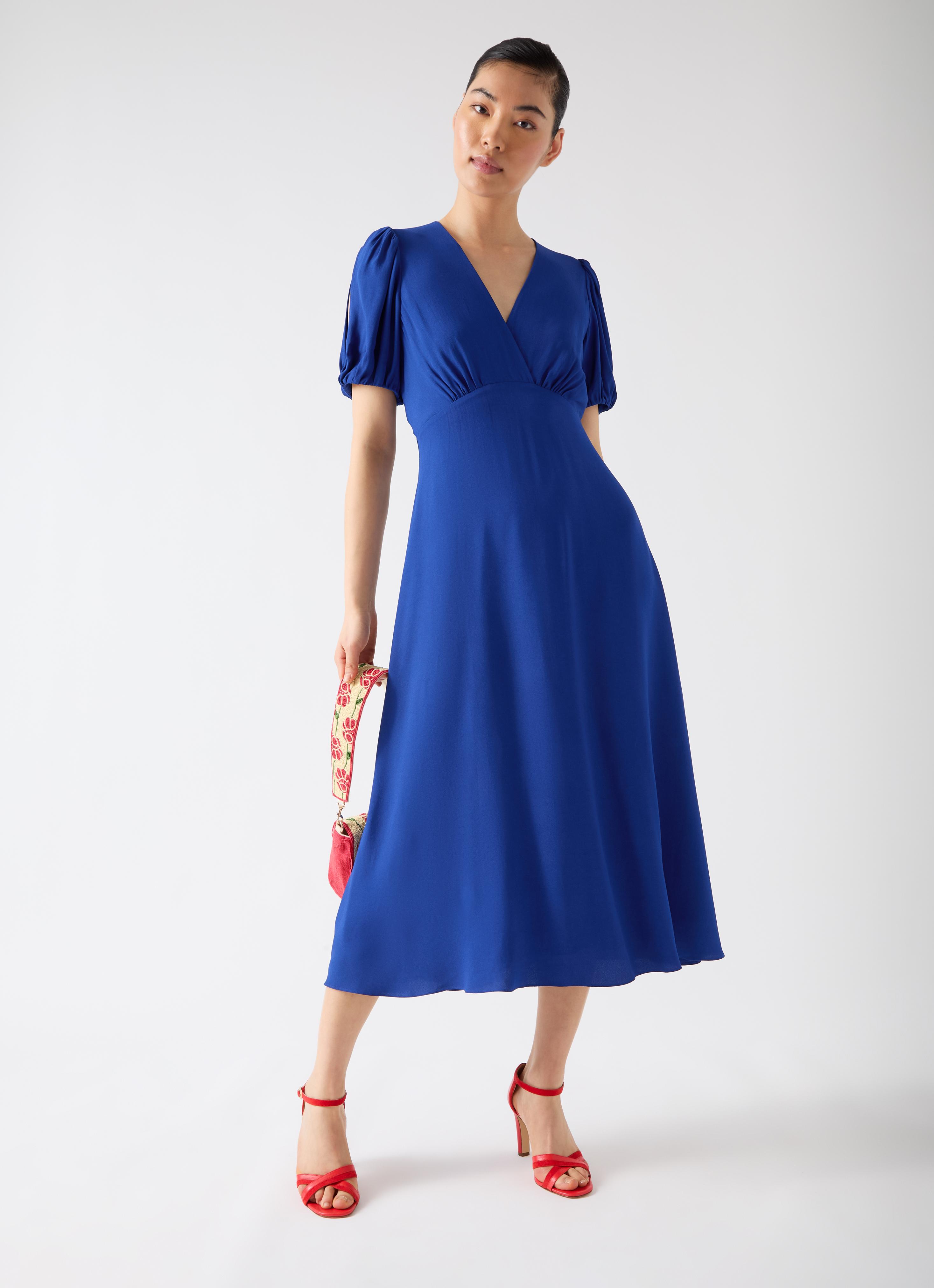 Many way bennett layered dress 青 Ameri【アメリ】MANY WAY BENNETT