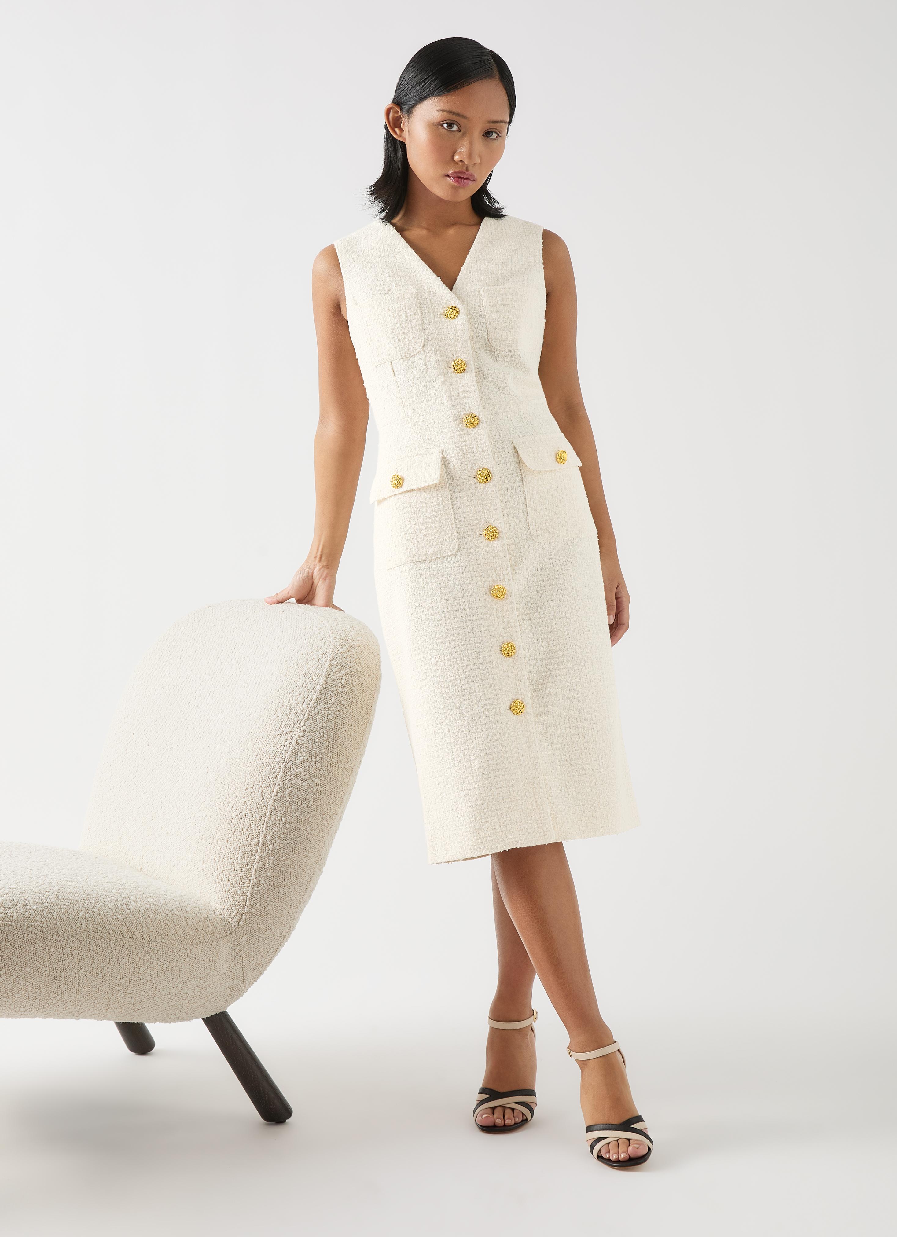 white christmas dresses Petite Cream Polka Dot Dalia Mini Dress main image 0