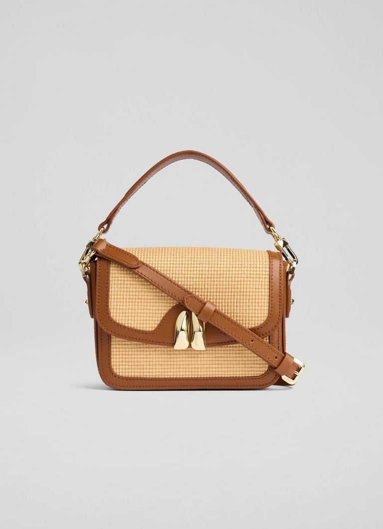 LKBennett フランキータンレザークロスボディバッグ Designer Cross-Body Bags For Women | LK Bennett