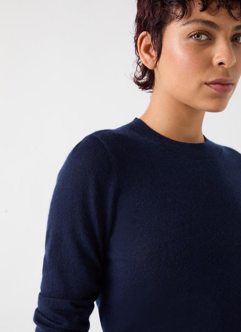 Ashley Cashmere Navy Knitted Top | Clothing | Collections | L.K. Ashley Cashmere Navy Knitted Top | Clothing | Collections | L.K.