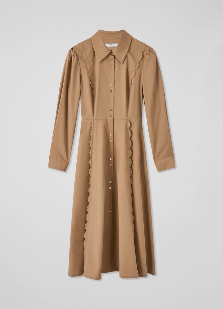 Plum Camel Plain Tencel Relaxed Shirt Dress | Midi Dresses | Dresses | Clothing | Collections | L.K.Bennett, London Plum Camel Plain Tencel Relaxed Shirt Dress | Midi Dresses | Dresses | Clothing | Collections | L.K.Bennett, London