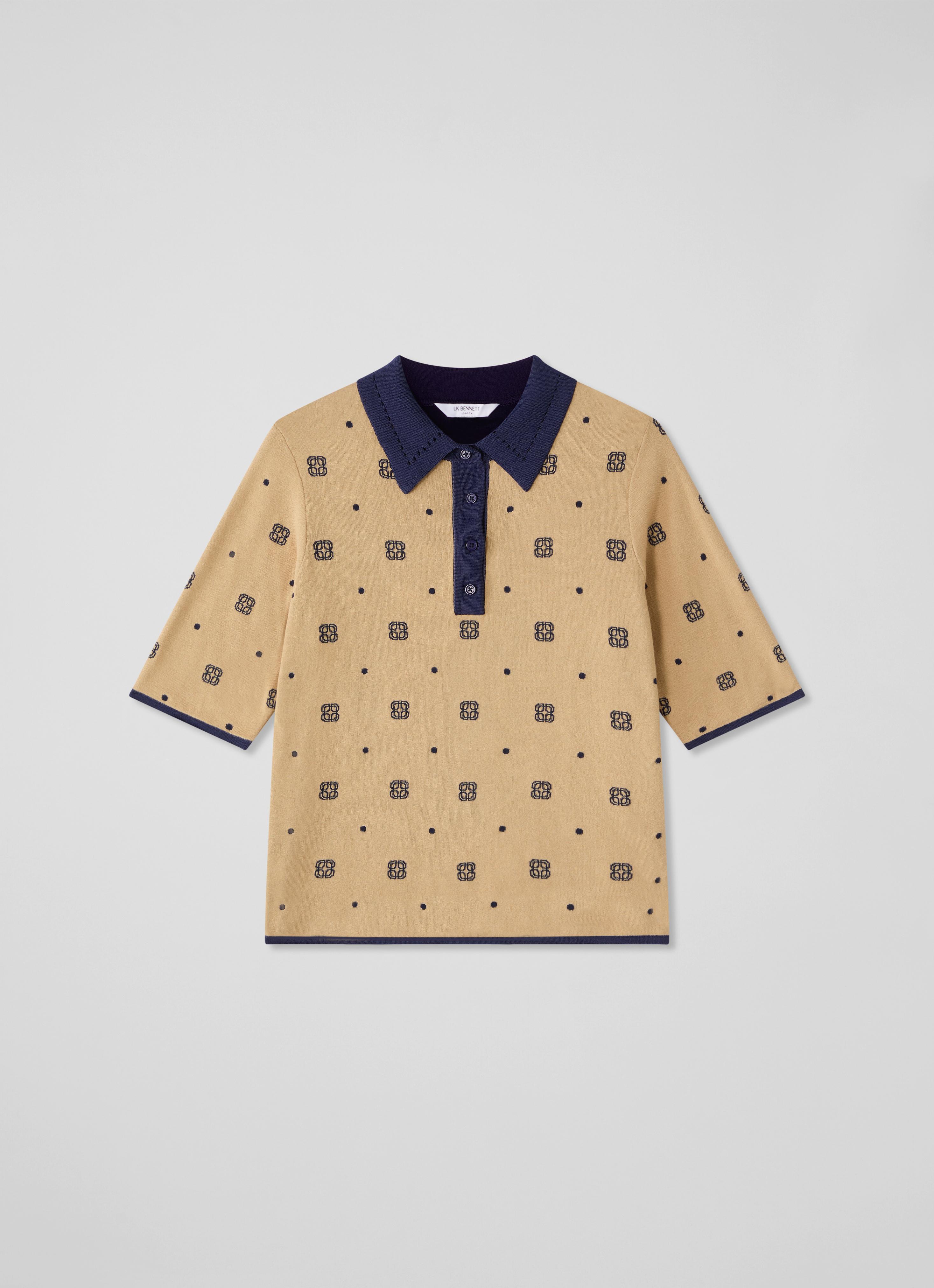 Lkb London Jocelyn Camel Cotton Polo Knit | Clothing | Collections