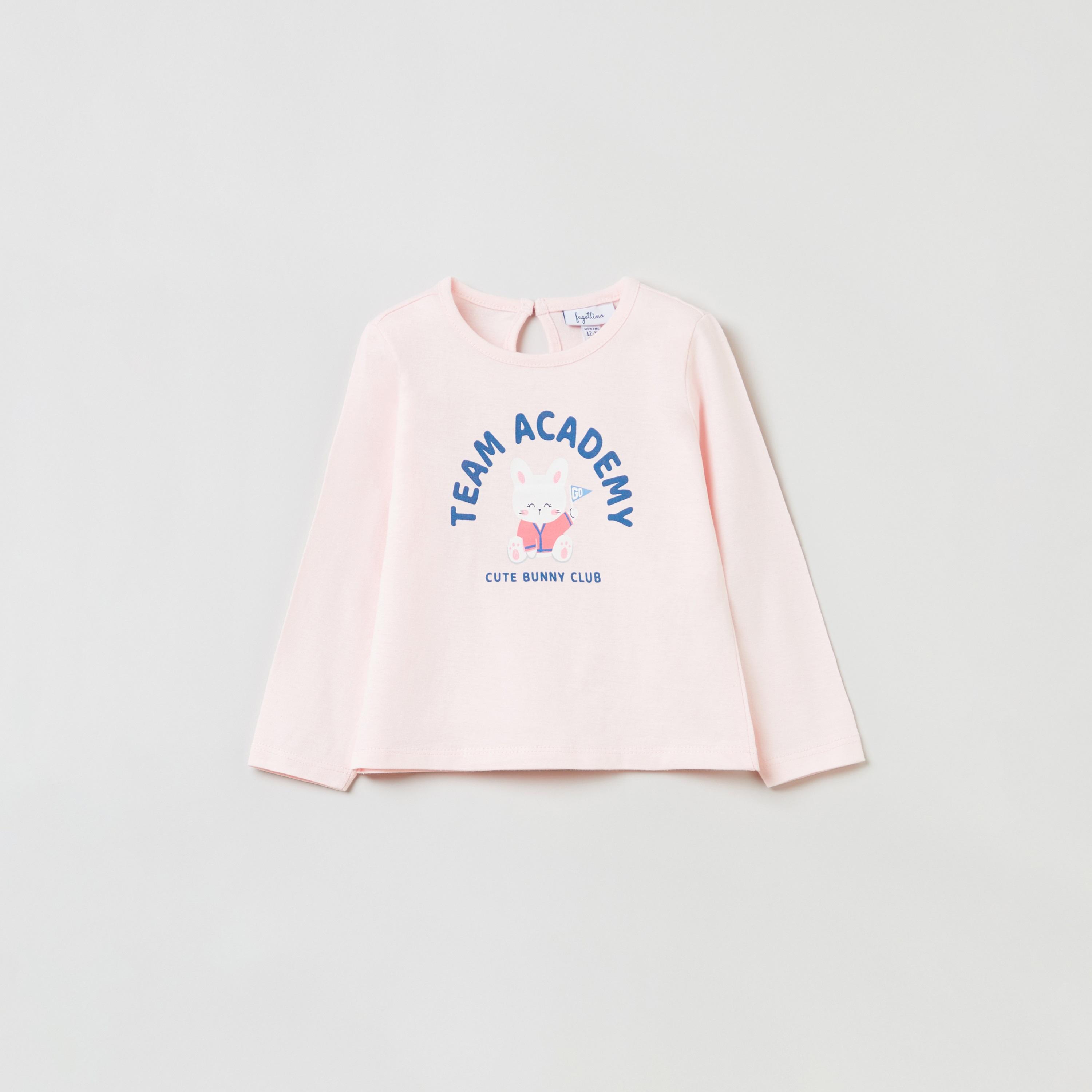 تي شيرت مطبوع بأكمام طويلة من أوه في إس-baby-girls-clothing-tshirts-image-1