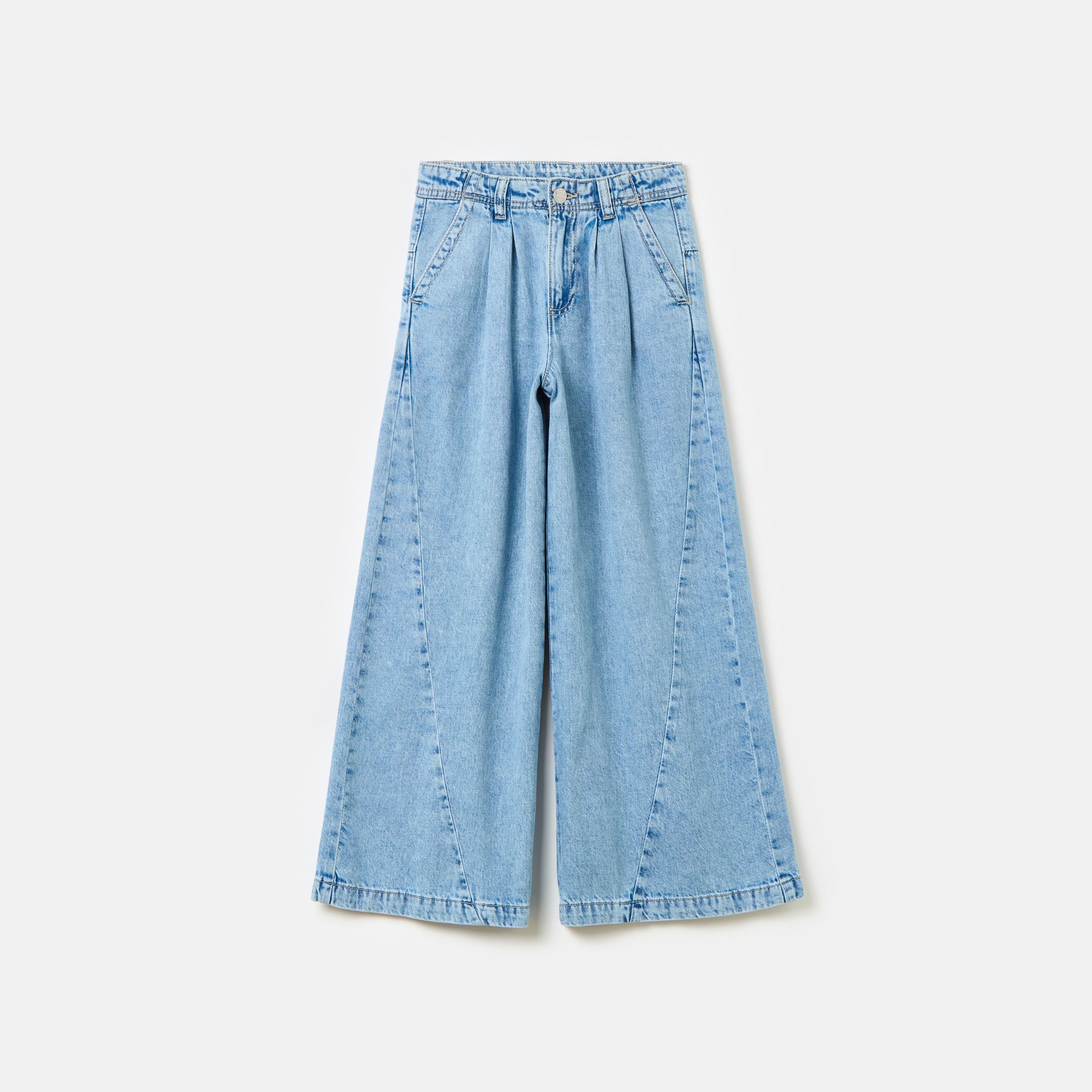 OVS 4 Pockets Solid Wide Leg Jeans-girls-clothing-bottoms-jeansandjeggings-image-1