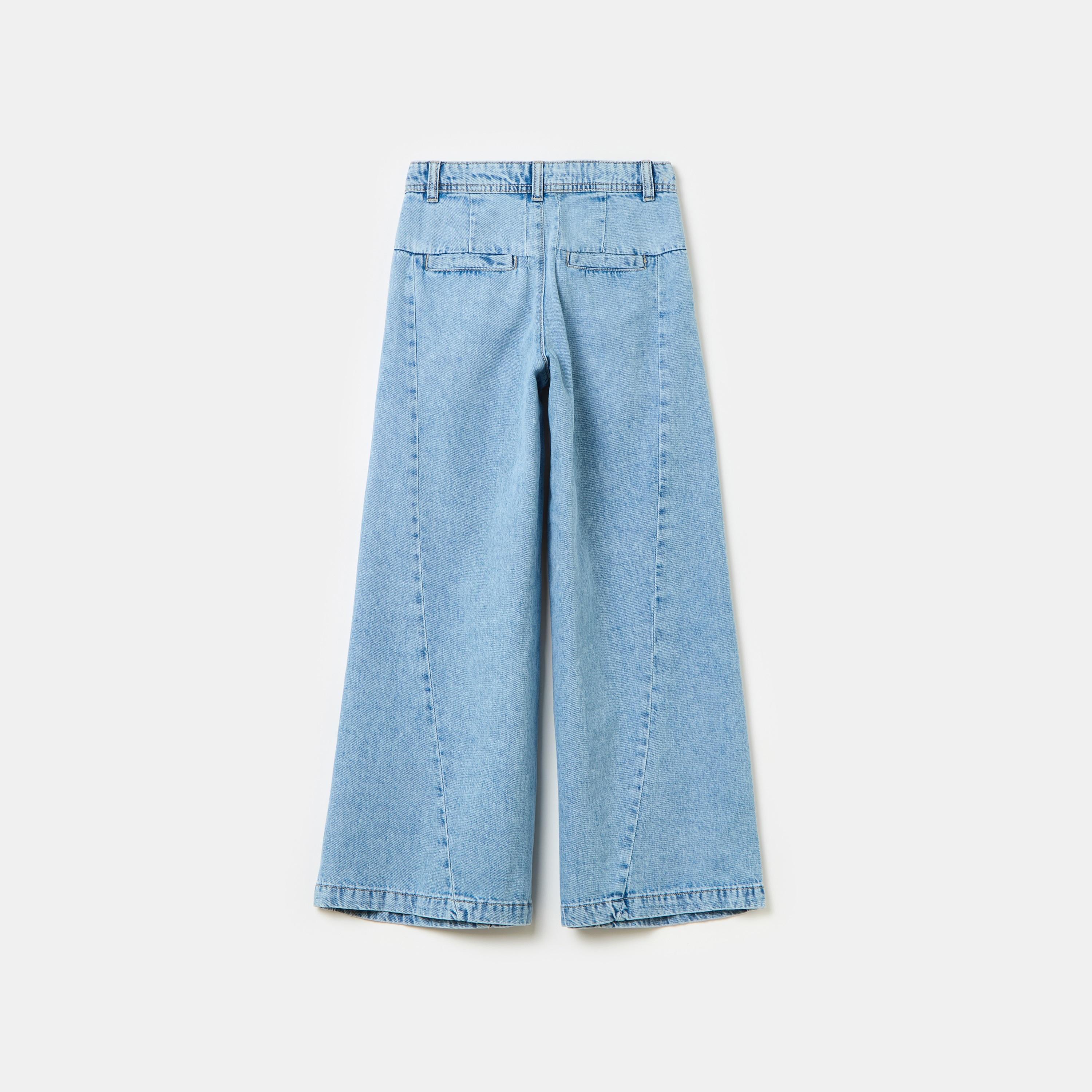 OVS 4 Pockets Solid Wide Leg Jeans-girls-clothing-bottoms-jeansandjeggings-image-2