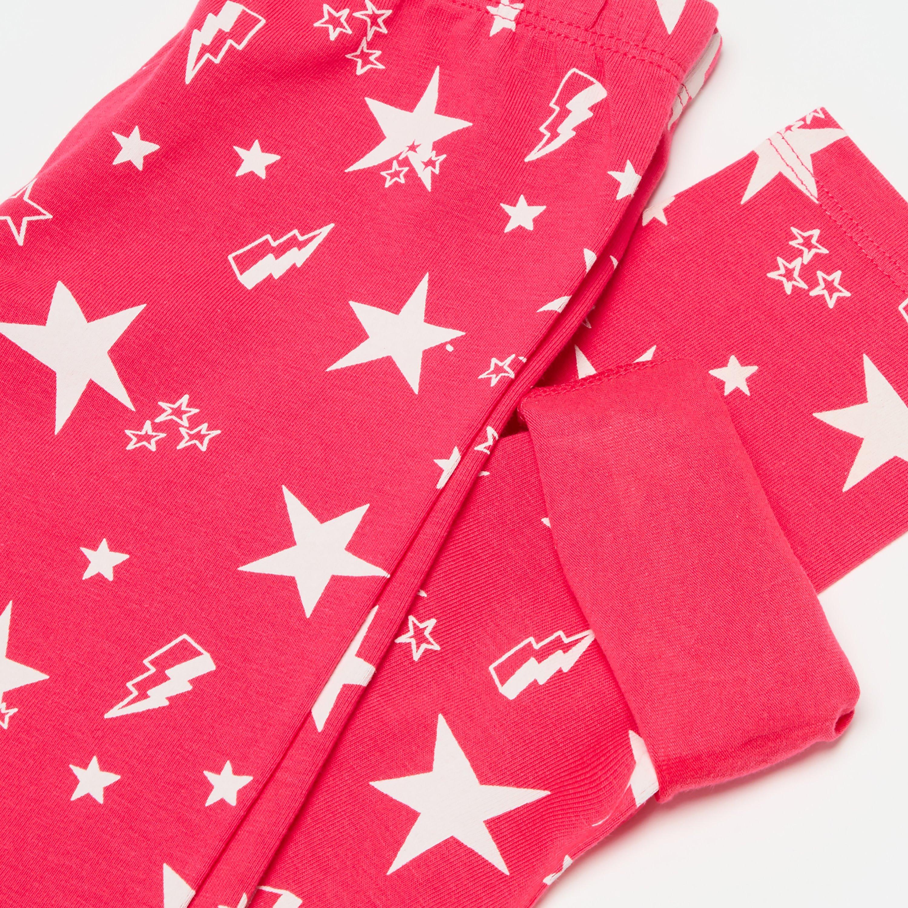 OVS Printed Elasticated Leggings-girls-clothing-bottoms-leggings-image-3