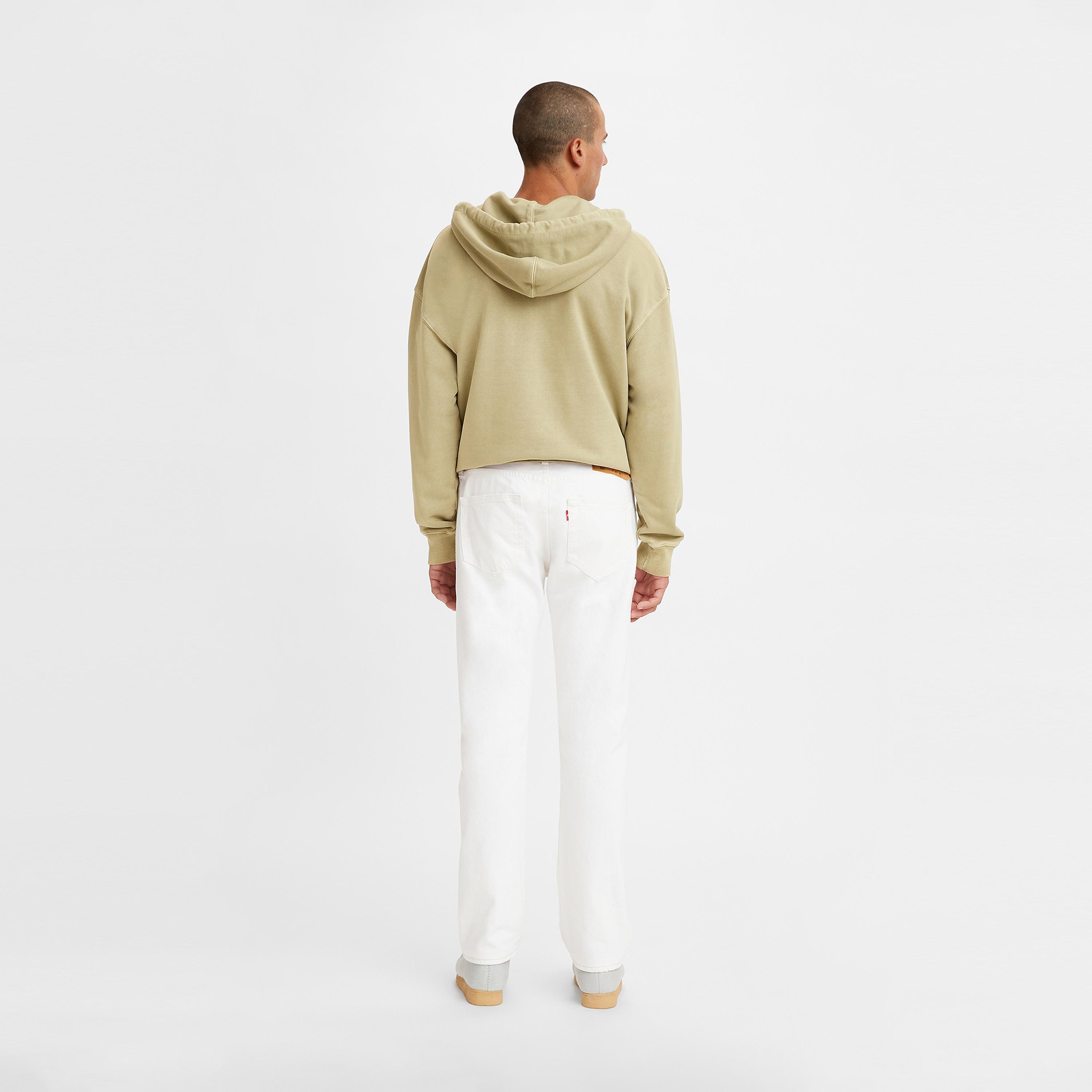 ليفايز- بنطال جينزخصر مرتفع قصة مستقيمة- أبيض-men-clothing-jeans-image-4