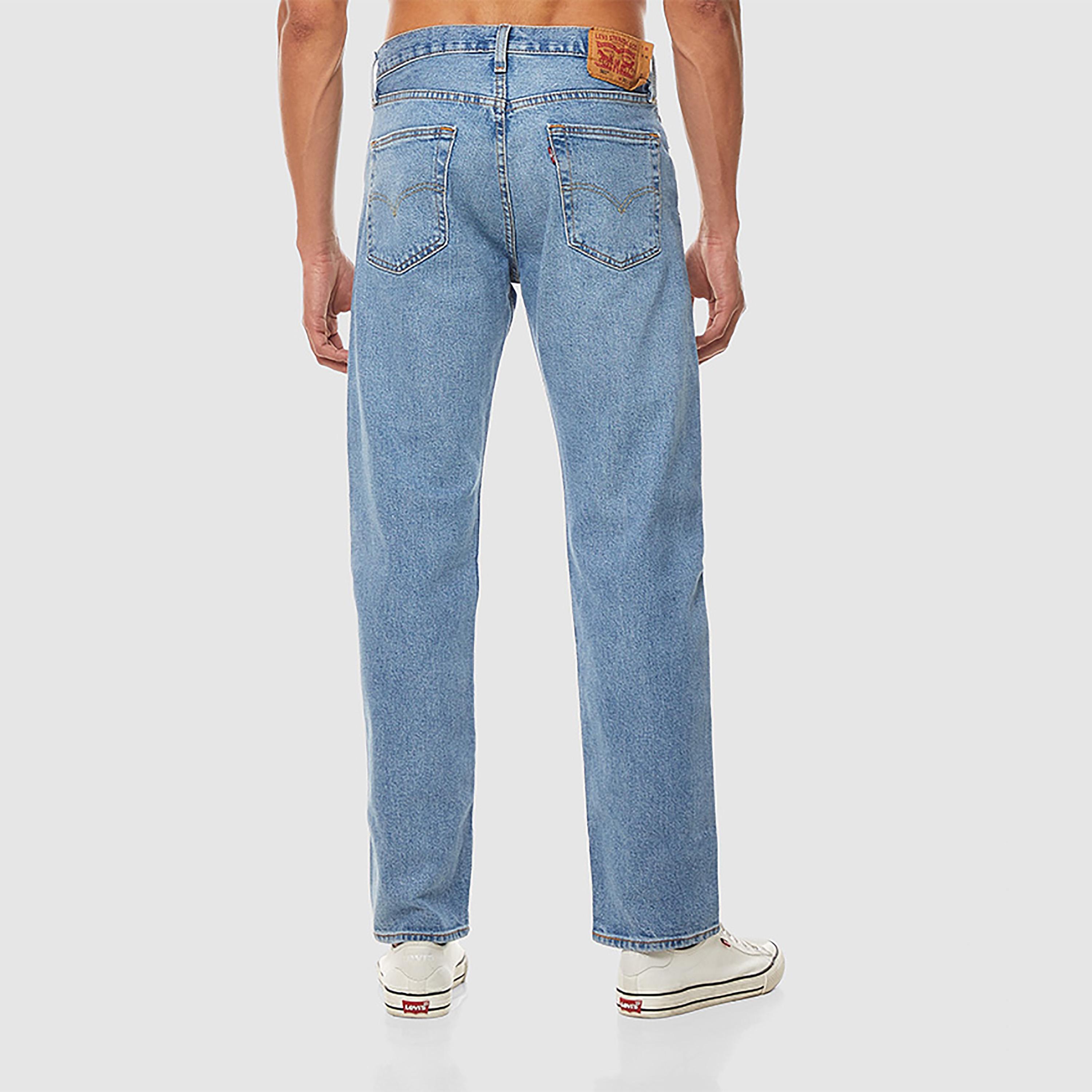 Levi's 501 Blue Straight Fit Mid-Rise Pocket Detail Jeans-men-clothing-bottoms-jeans-image-3