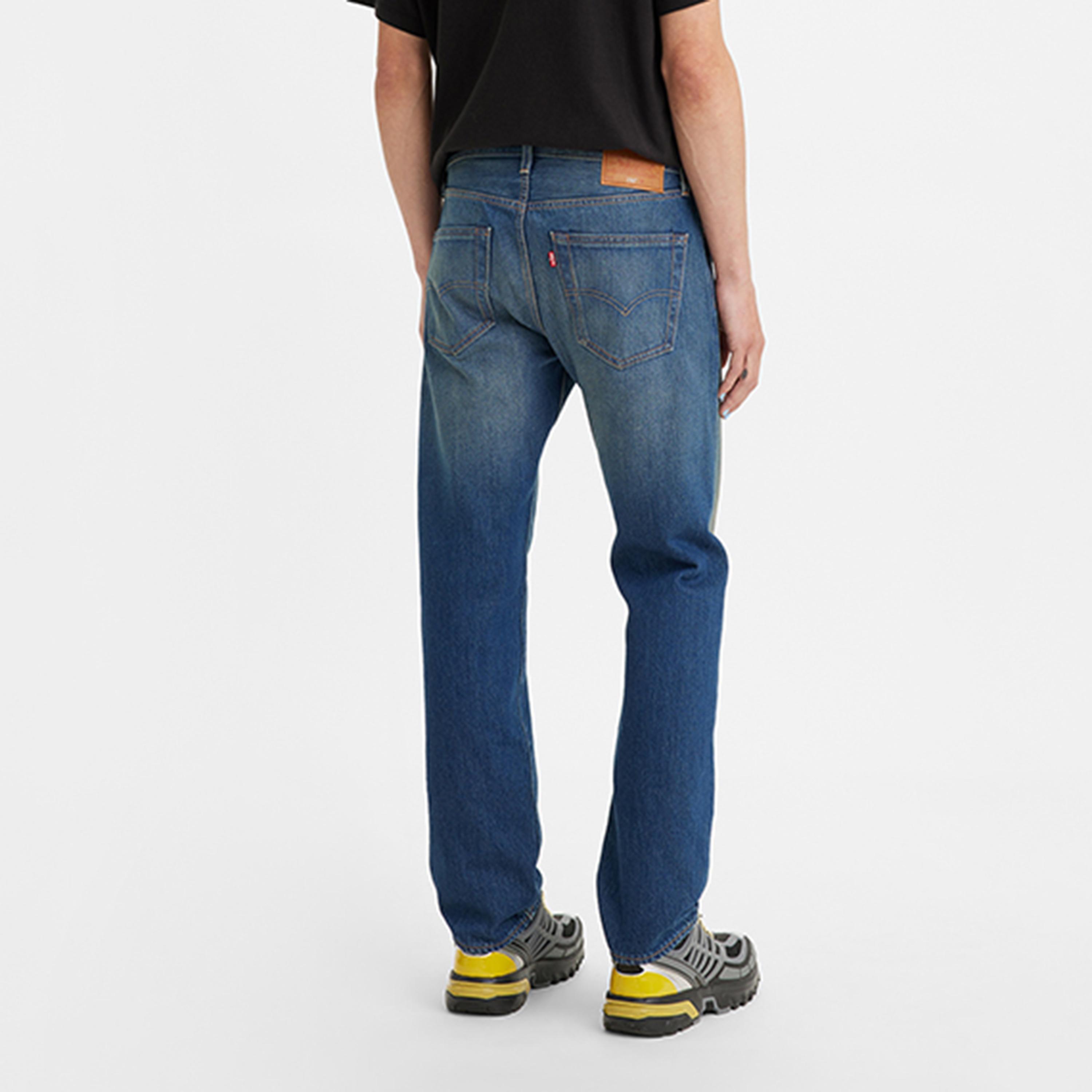 بنطال جينز من ليفايز 1890 بلون ازرق ذو قصة مستقيمة وجيب متوسط الارتفاع-men-clothing-bottoms-jeans-image-2