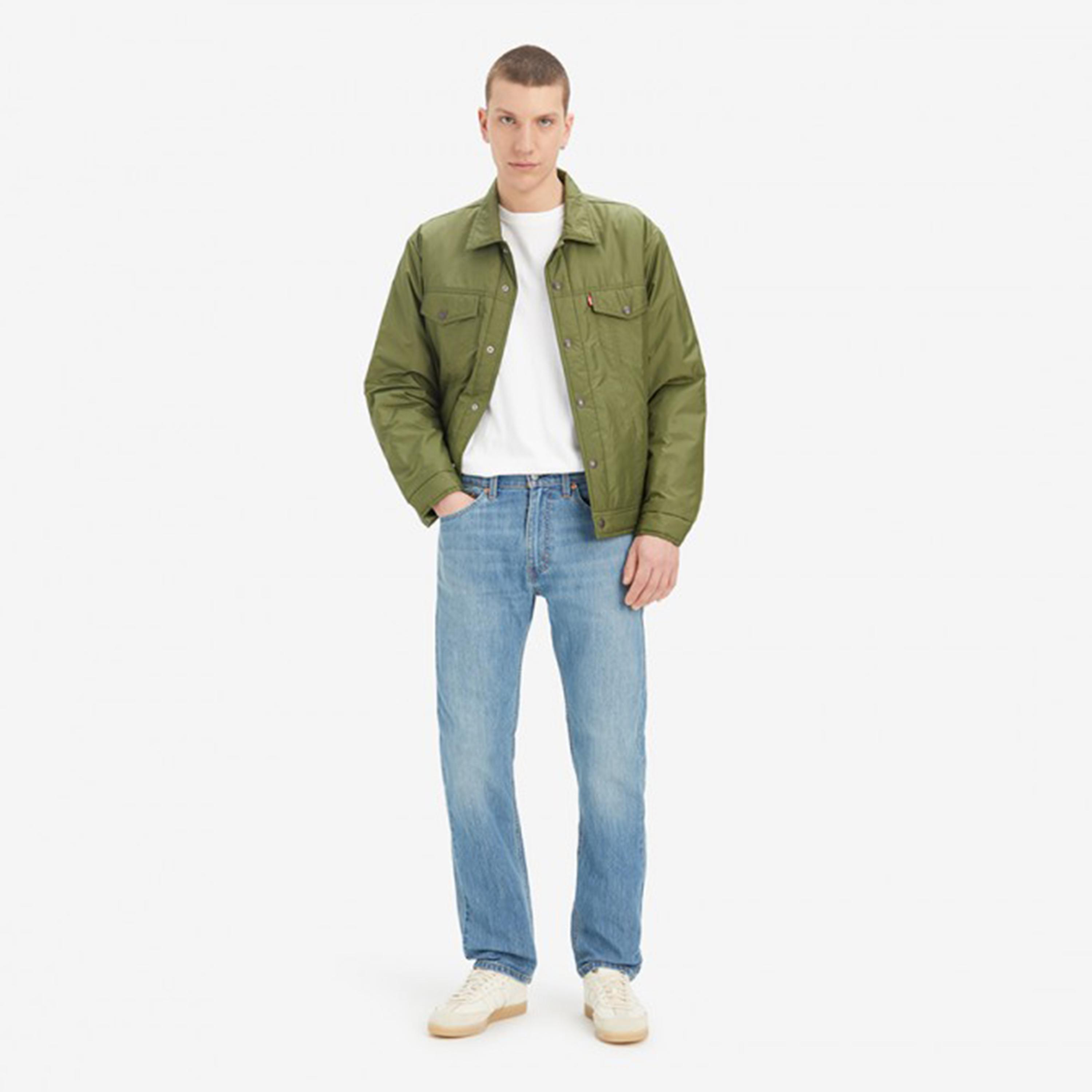بنطال جينز من ليفايز 505 بلون ازرق ذو قصة مستقيمة وجيب متوسط الارتفاع-men-clothing-bottoms-jeans-image-3