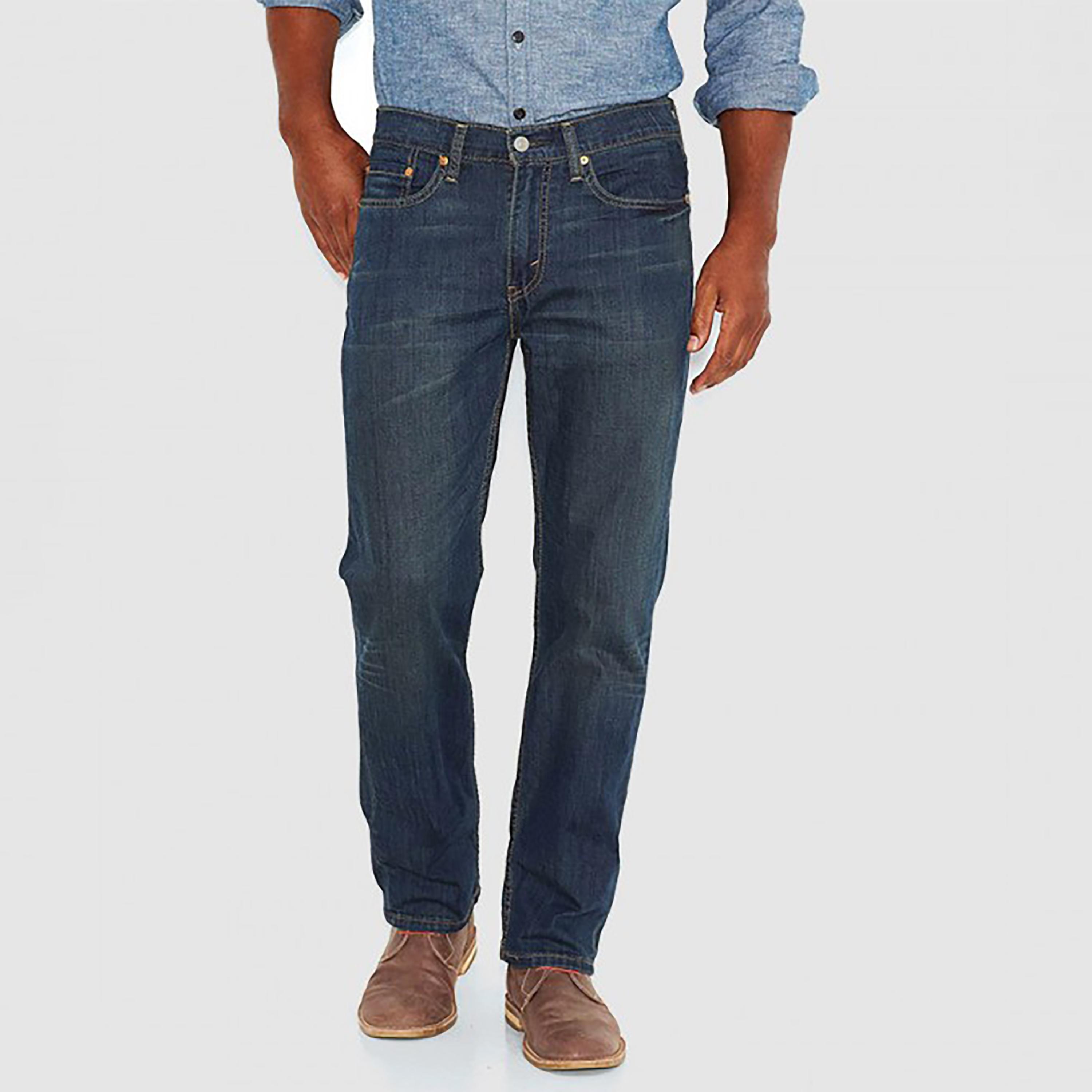 بنطال جينز من ليفايز 514 بلون ازرق ذو قصة مستقيمة وجيب متوسط الارتفاع-men-clothing-bottoms-jeans-image-1