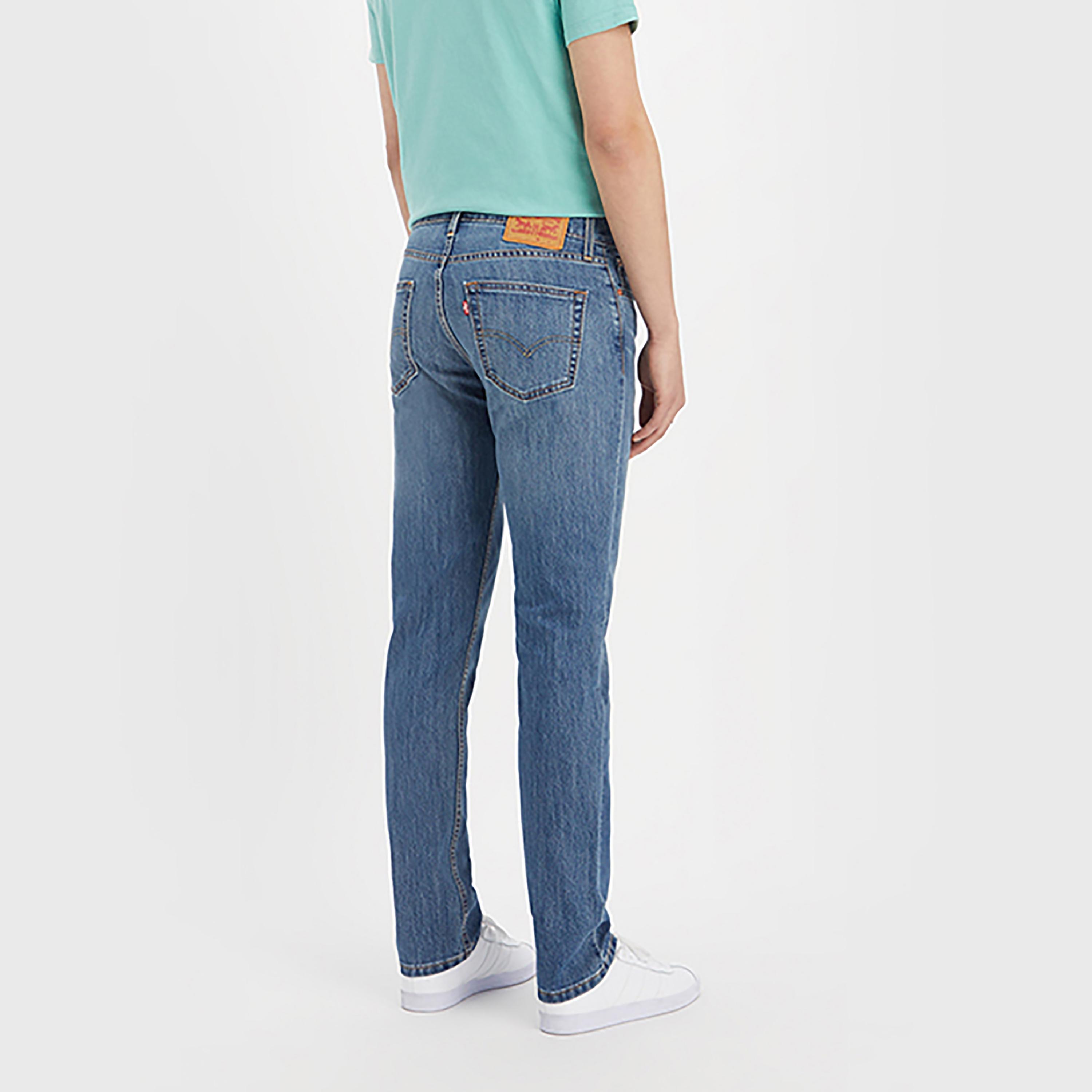 Levi's 511 Blue Slim Fit Mid-Rise Pocket Detail Jeans-men-clothing-bottoms-jeans-image-2