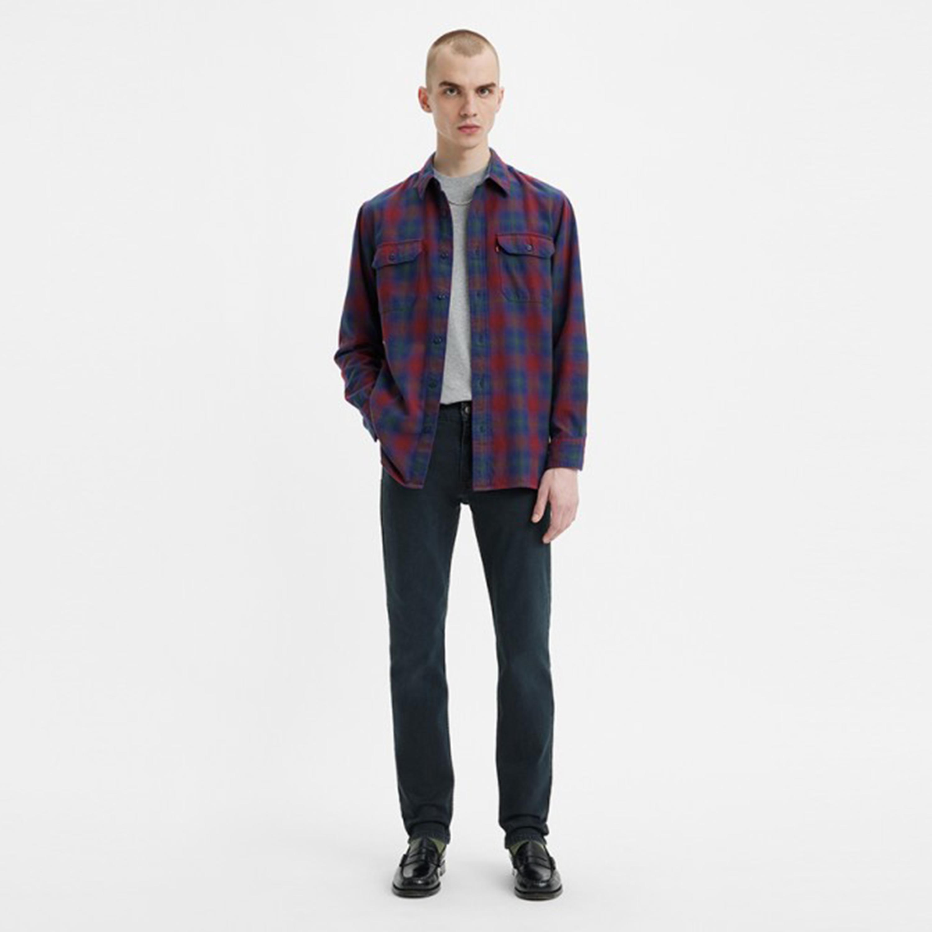بنطال جينز من ليفايز 511 بلون ازرق ذو سلیم فت وجيب متوسط الارتفاع-men-clothing-bottoms-jeans-image-3