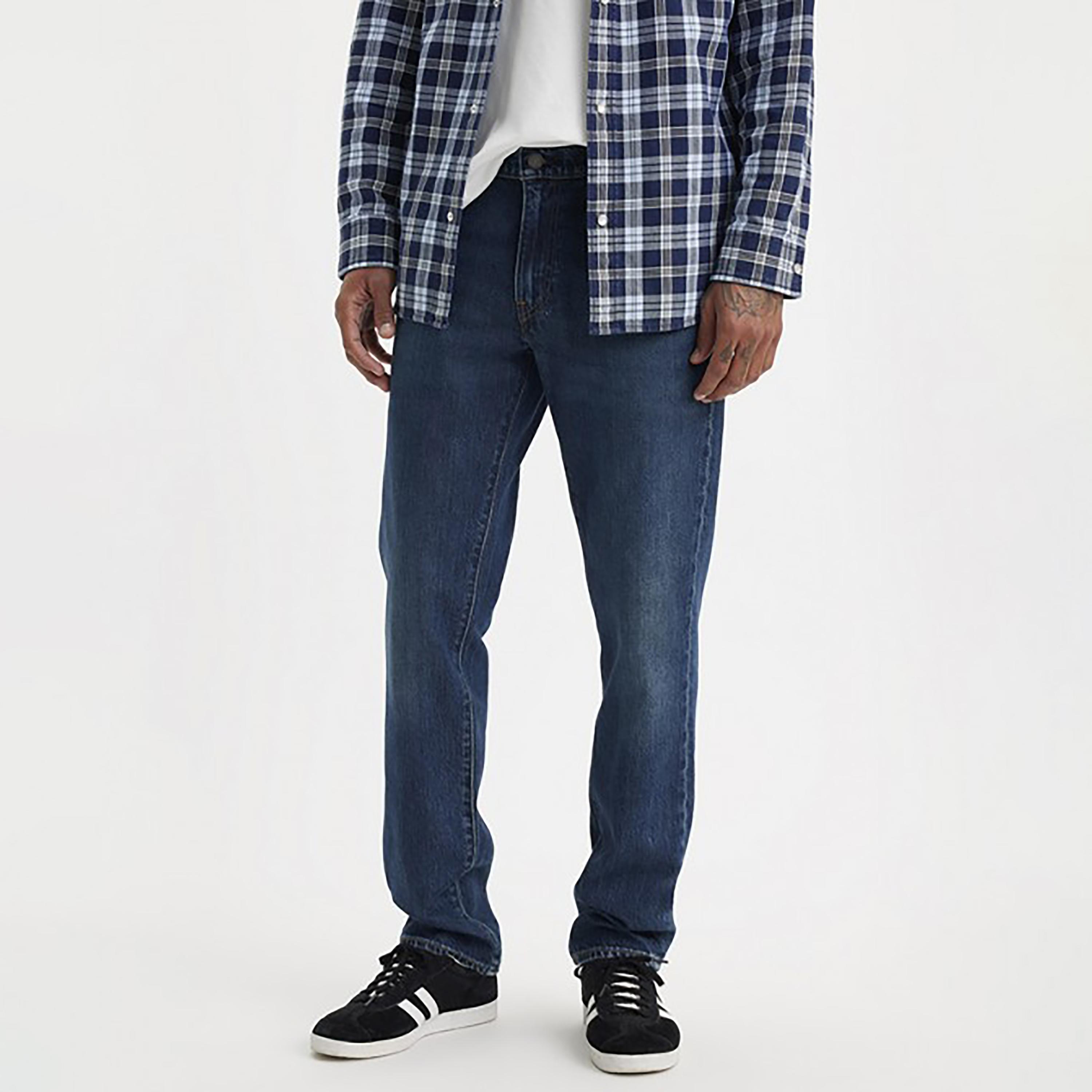 بنطال جينز من ليفايز بلون ازرق ذو سلیم فت وجيب متوسط الارتفاع-men-clothing-bottoms-jeans-image-1