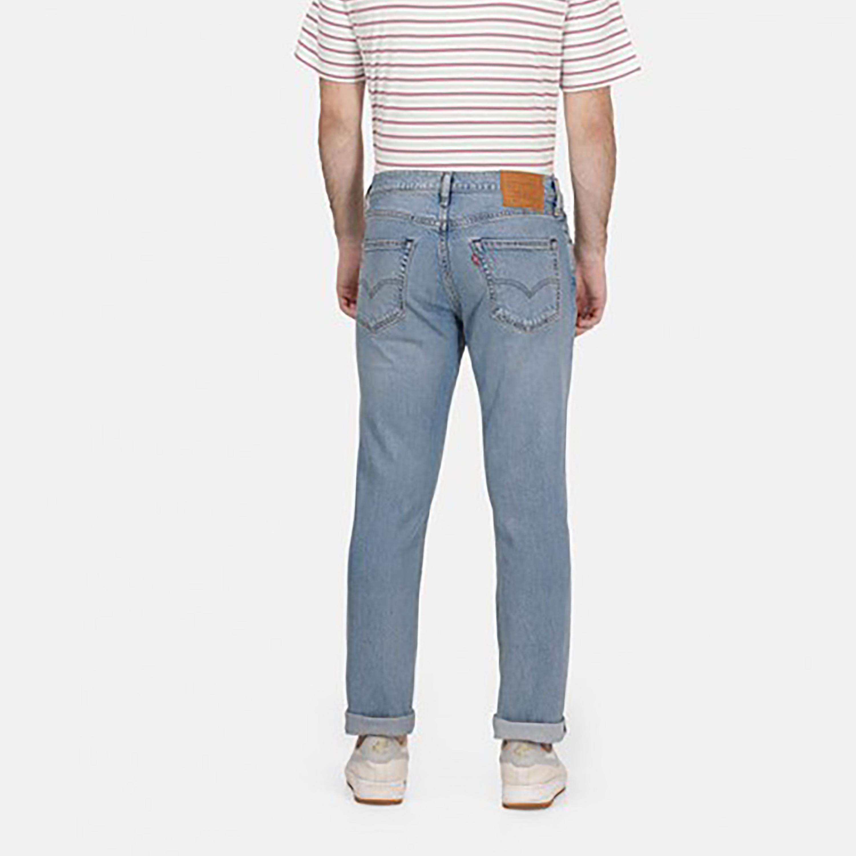 Levi's 511 Blue Slim Fit Mid-Rise Pocket Detail Jeans-men-clothing-bottoms-jeans-image-2