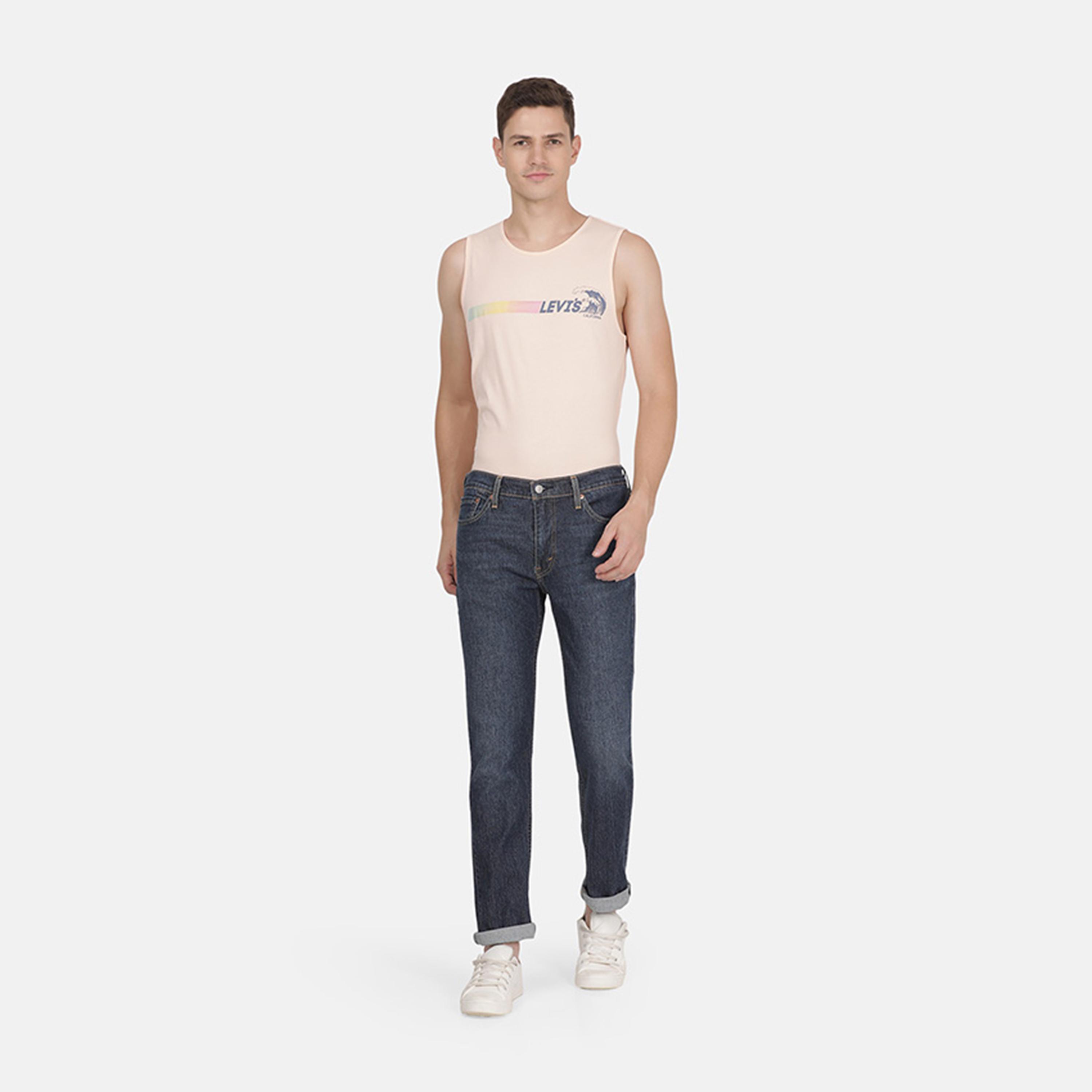 ليفايز- بنطال جينز 511 للرجال نحيف  خصر متوسط الارتفاع لون ازرق-men-clothing-bottoms-jeans-image-1