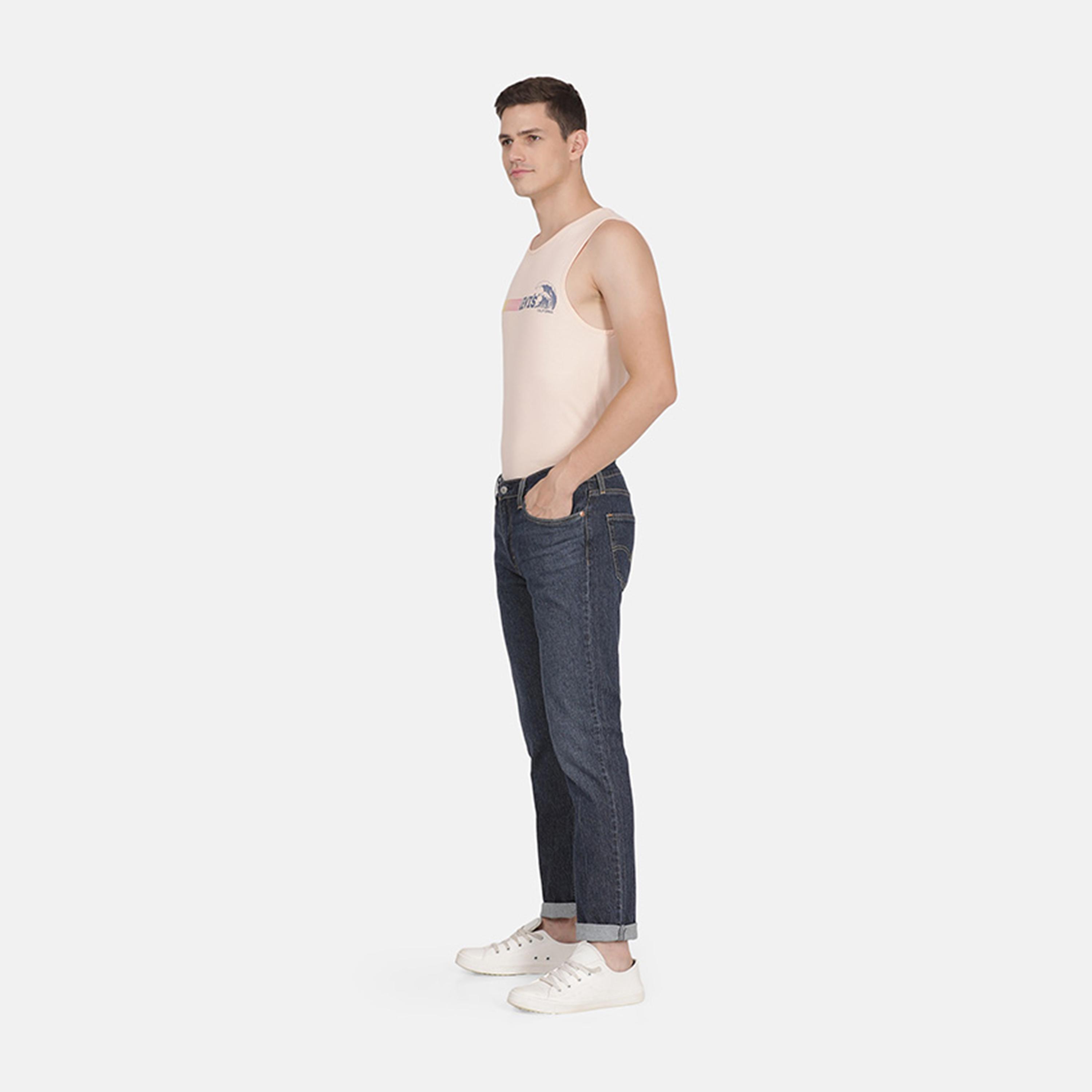 ليفايز- بنطال جينز 511 للرجال نحيف  خصر متوسط الارتفاع لون ازرق-men-clothing-bottoms-jeans-image-2