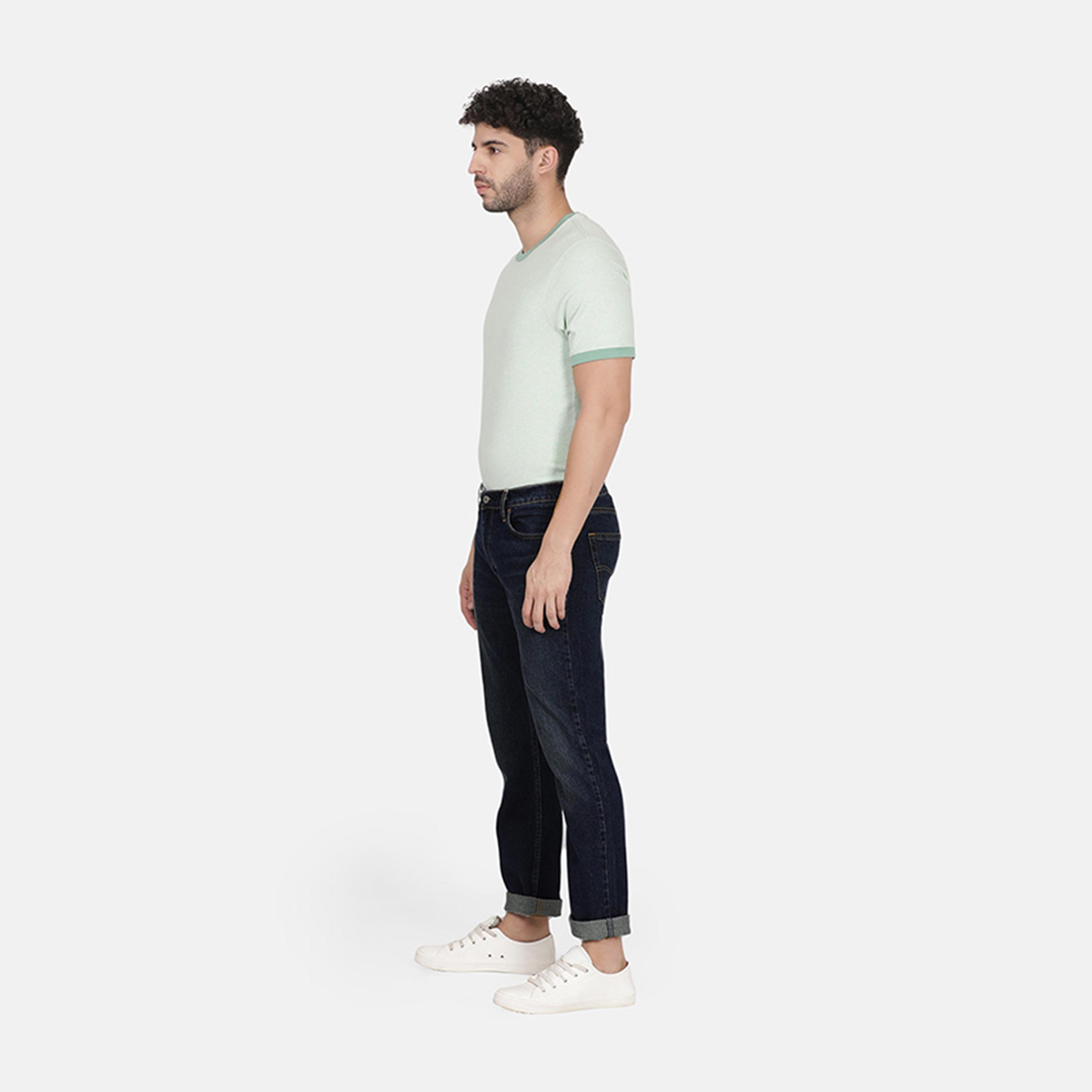ليفايز- بنطال جينز للرجال 511  نحيف مطاطي خصر متوسط الارتفاع لون ازرق-men-clothing-bottoms-jeans-image-2