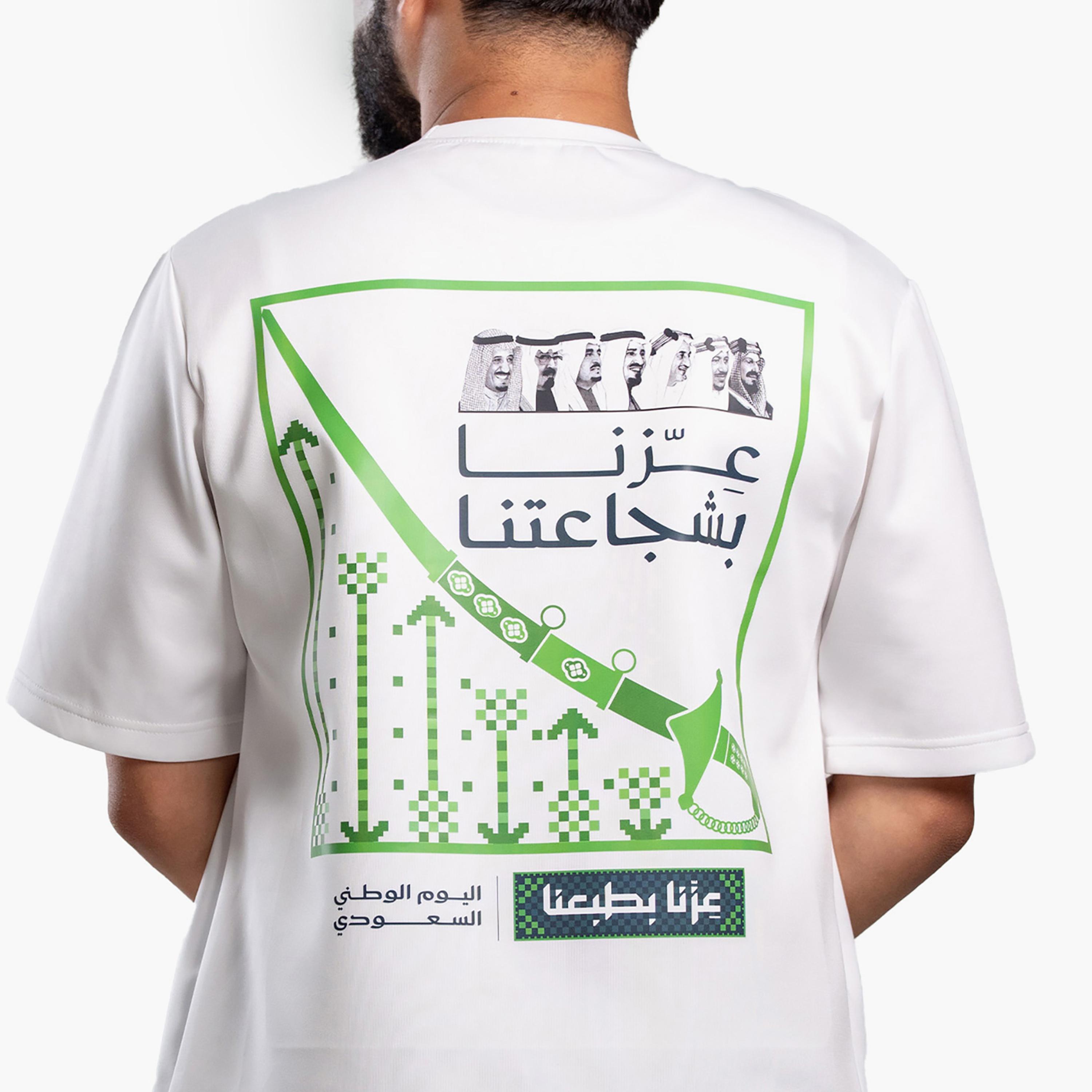 sanefn Arabic Slogan Graphic Crew Neck Short Sleeves Men's National Day T-Shirt-men-clothing-tshirtsandpolos-tshirts-image-4