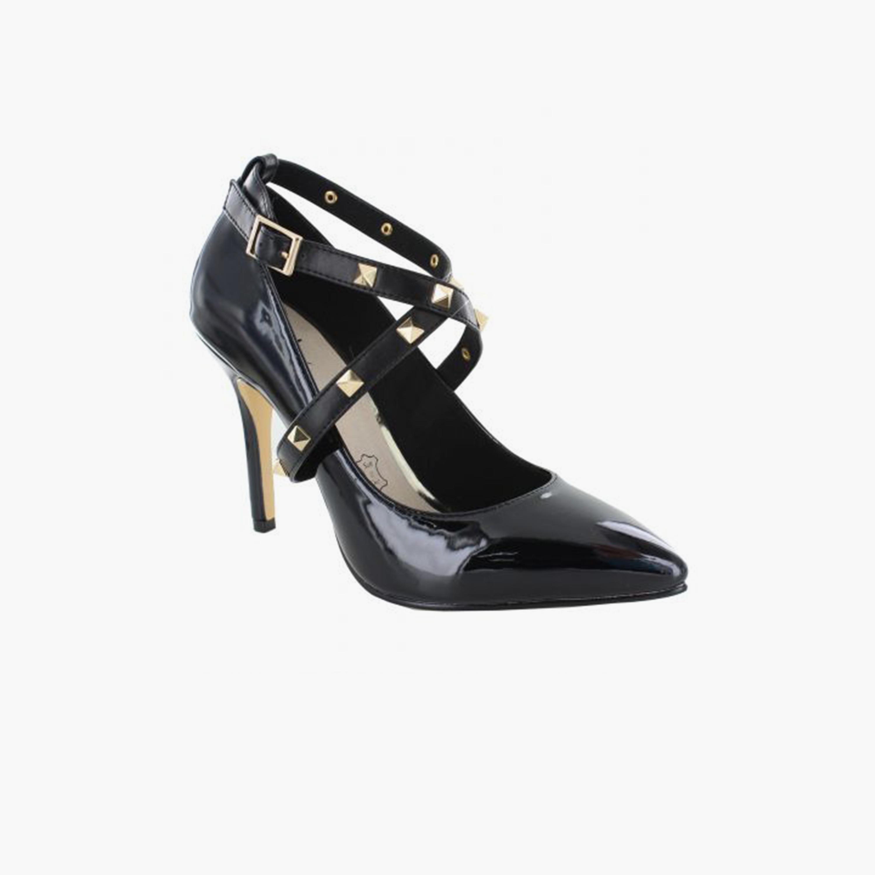 Menbur Women's Pumps with Studded Accent | 09662-women-shoes-heels-image-1