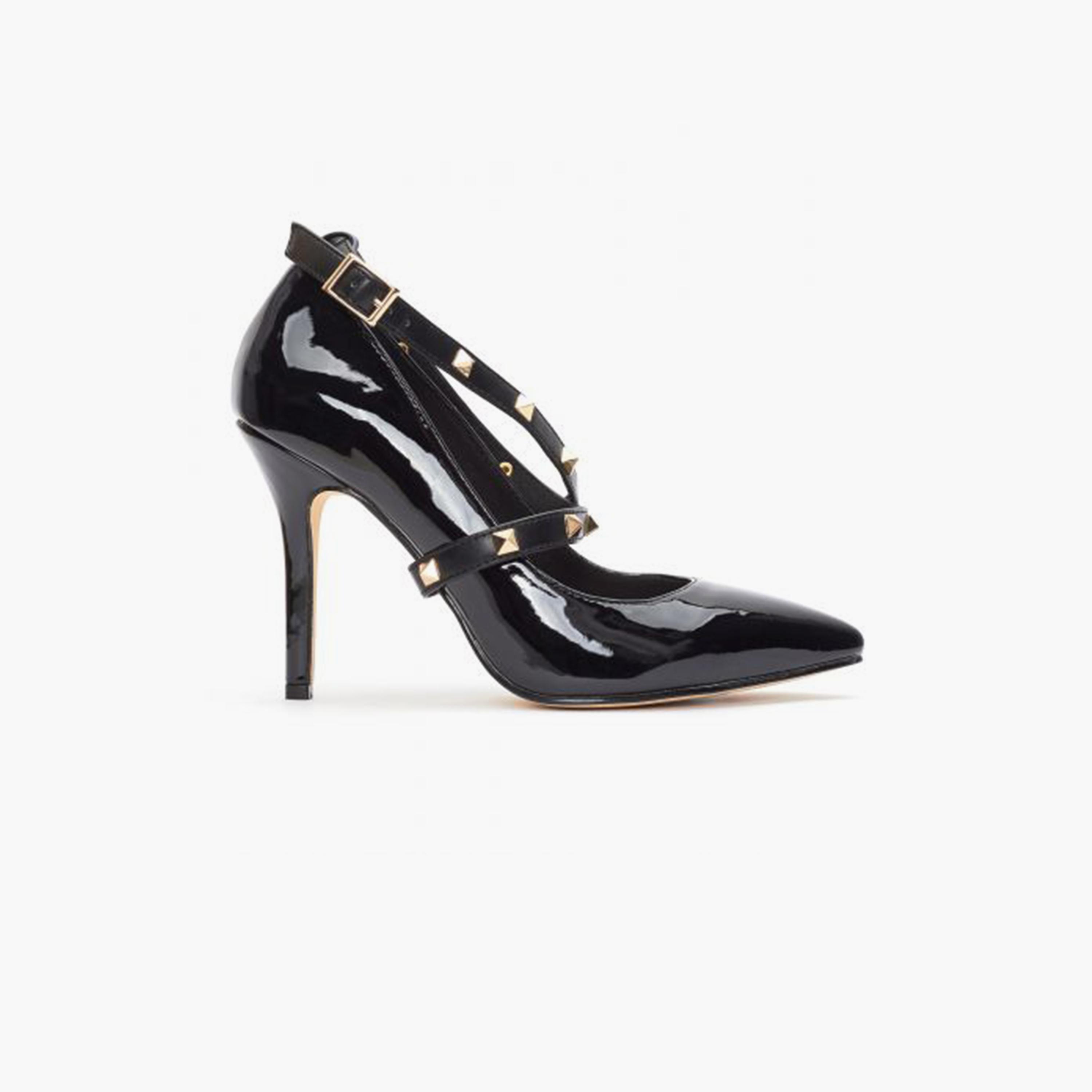 Menbur Women's Pumps with Studded Accent | 09662-women-shoes-heels-image-2