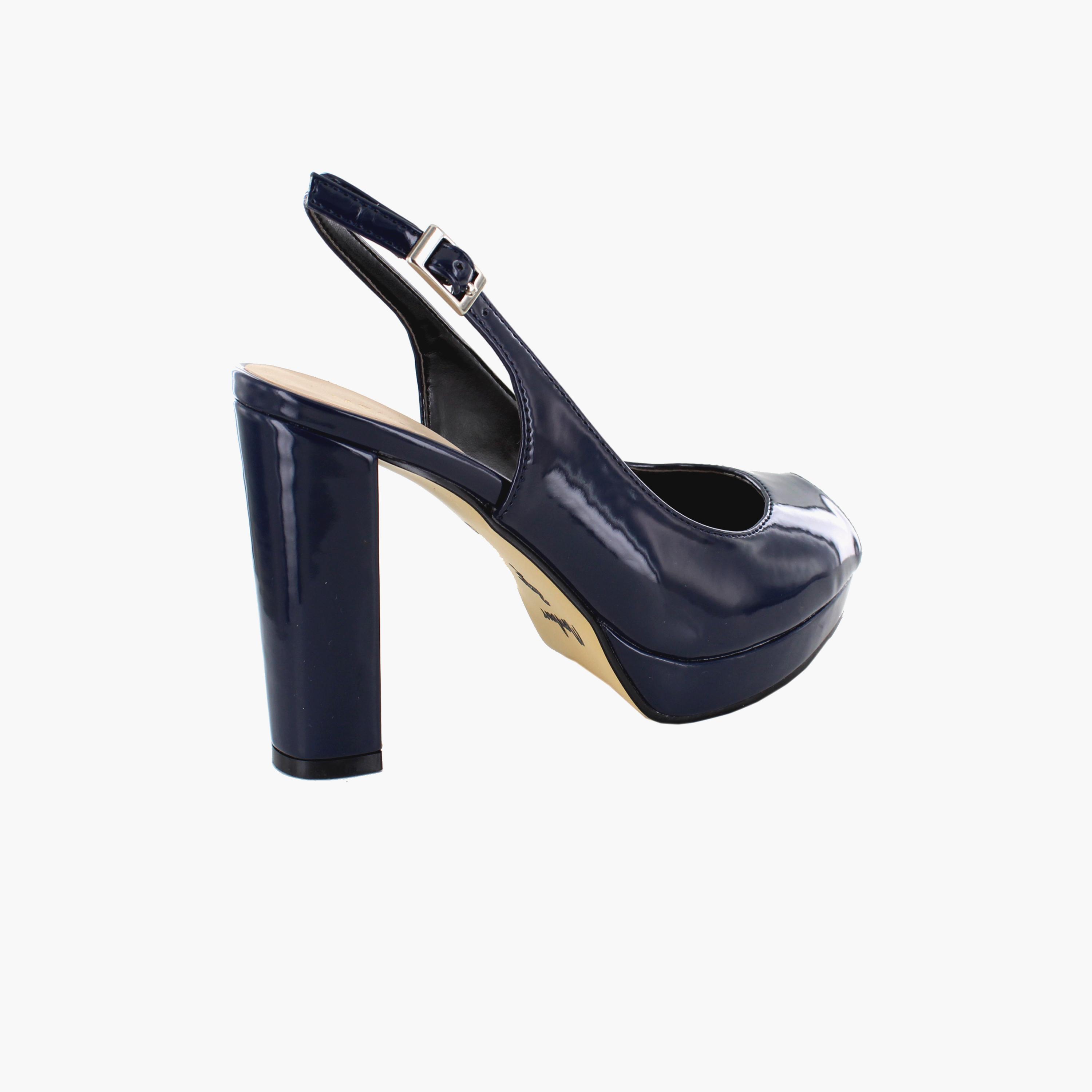 Menbur Women's Block Heels with Strap | 09875-women-shoes-heels-image-3