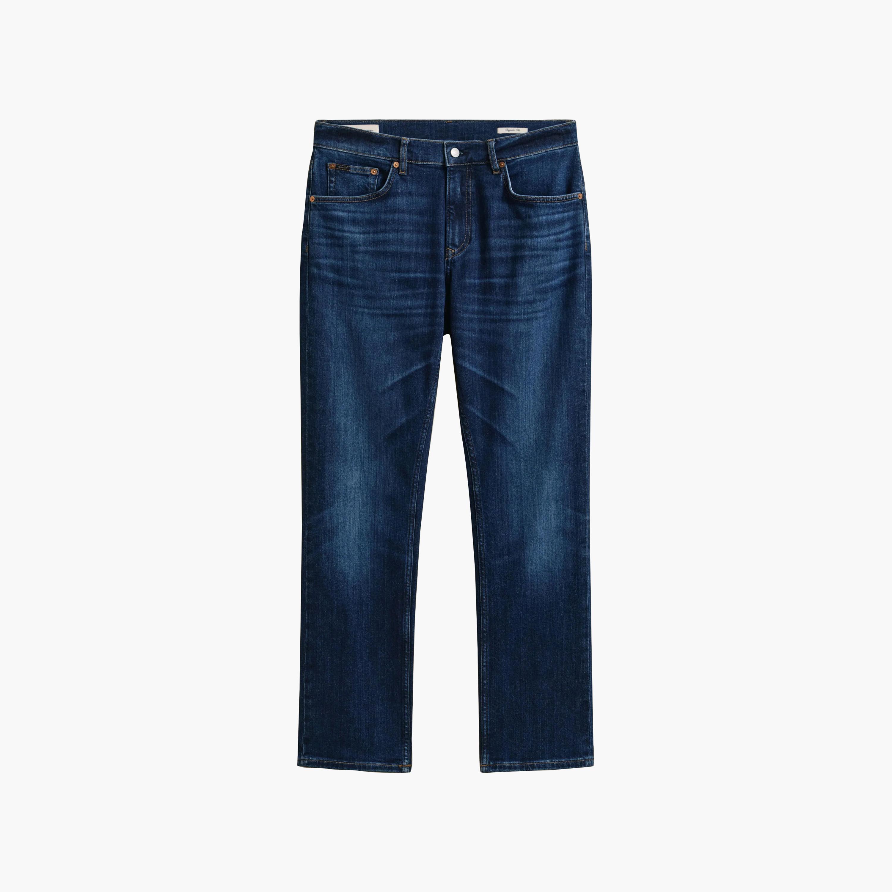 Gant Regular Fit Dark Washed Mid-Rise Men's Jeans-men-clothing-jeans-image-6