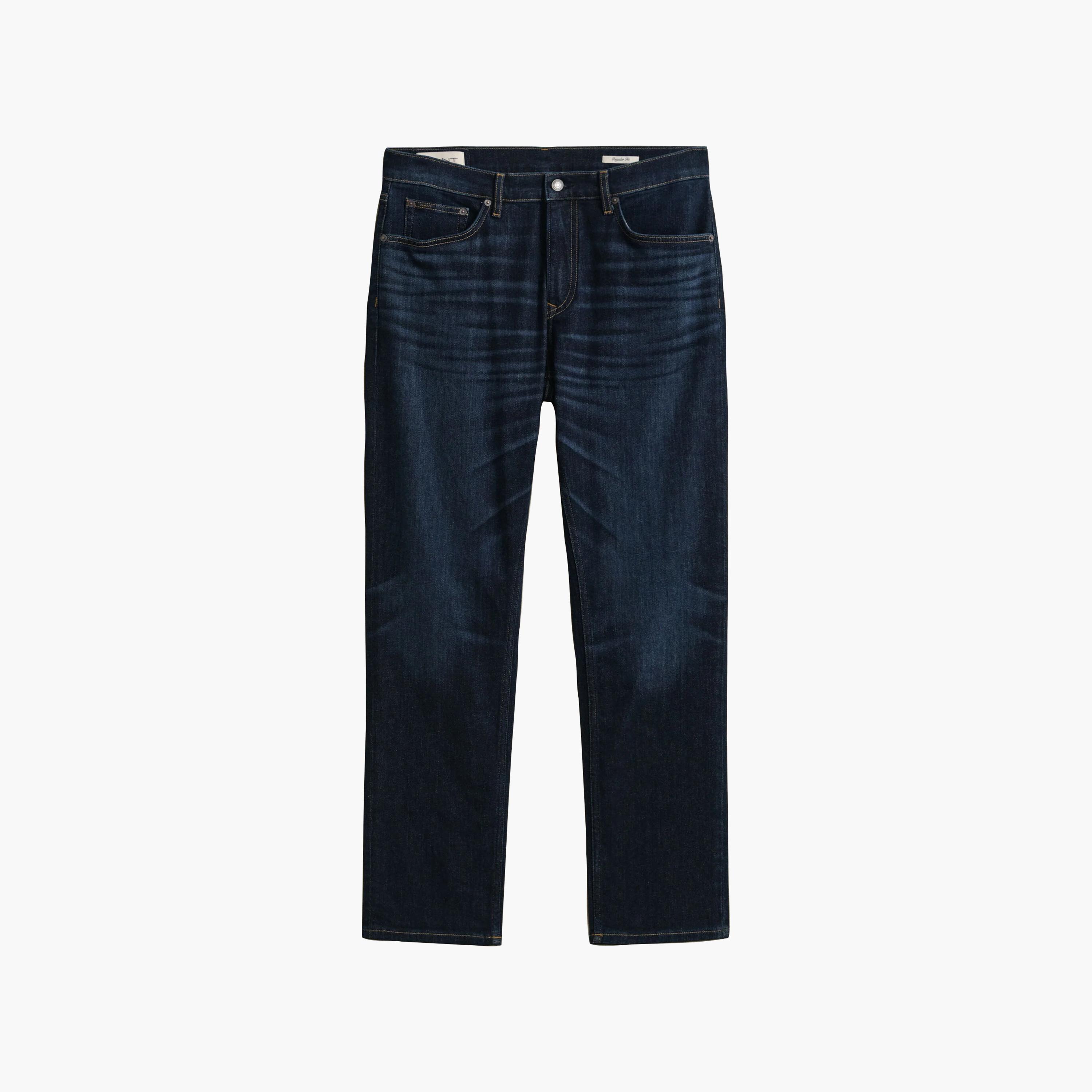 Gant Regular Fit Dark Washed Mid-Rise Men's Jeans-men-clothing-jeans-image-6
