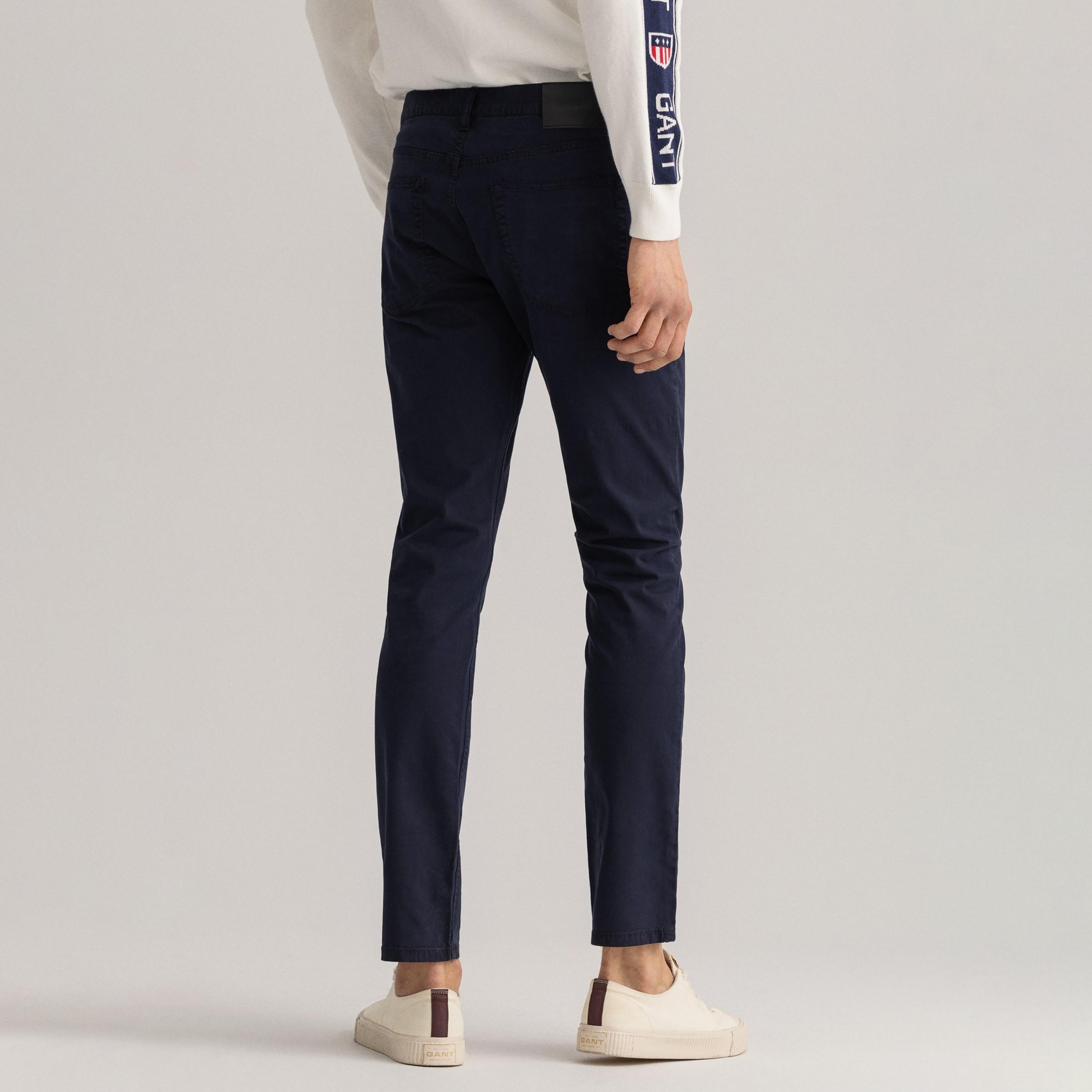 Gant Straight Fit Mid-Rise Jeans with 5 Pockets-men-clothing-bottoms-jeans-image-4