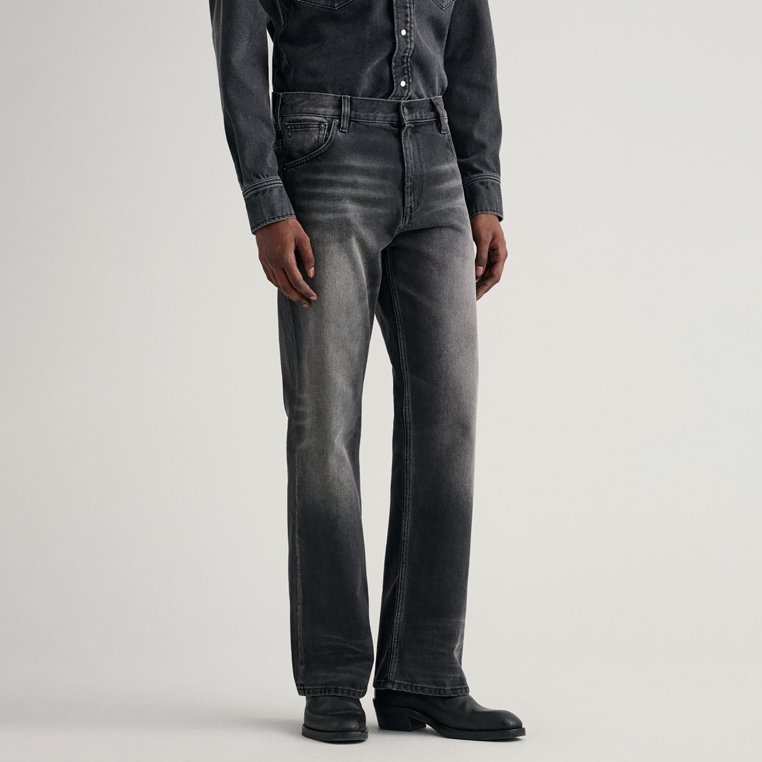 Gant Straight Fit Mid-Rise Jeans with 5 Pockets-men-clothing-bottoms-jeans-image-3