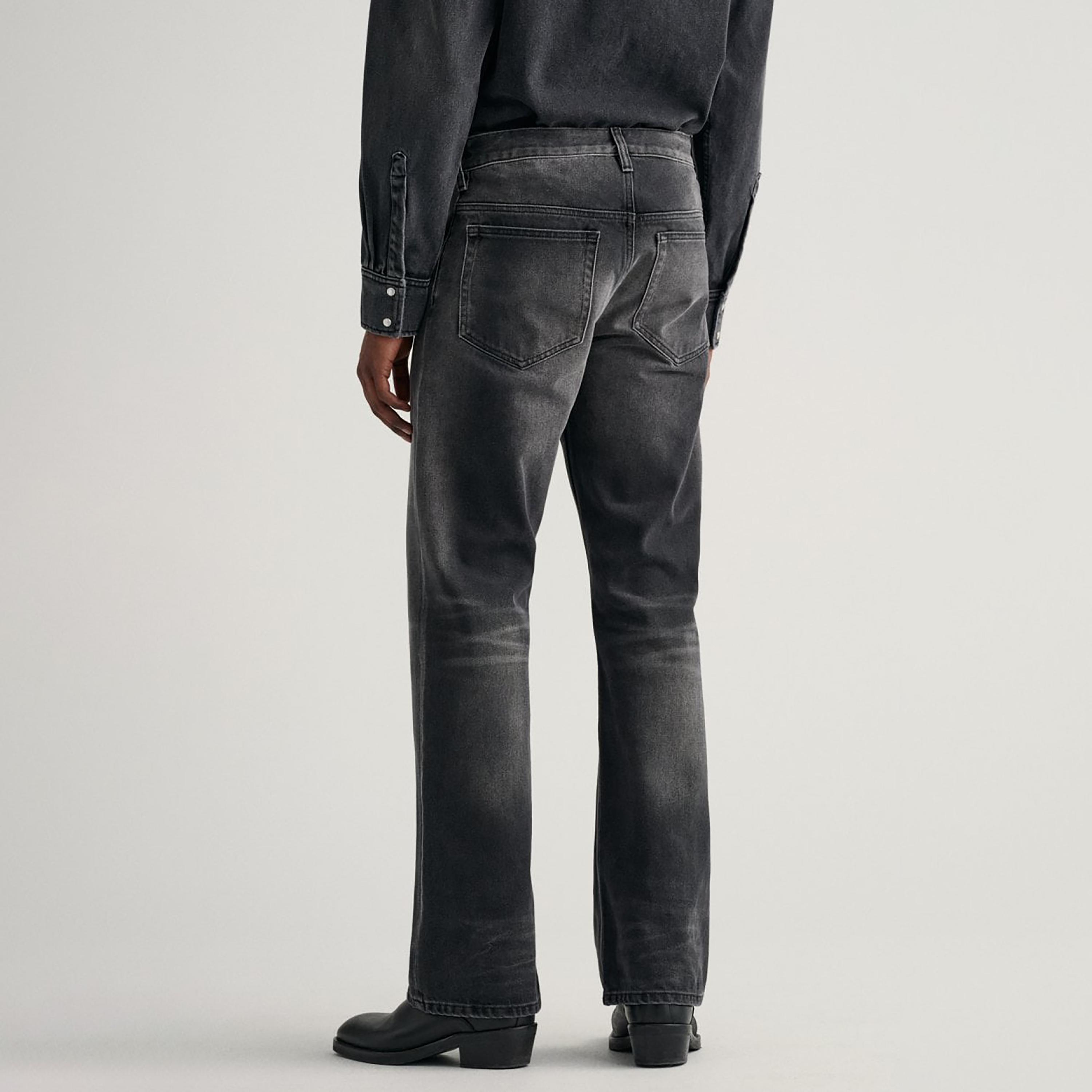 Gant Straight Fit Mid-Rise Jeans with 5 Pockets-men-clothing-bottoms-jeans-image-4