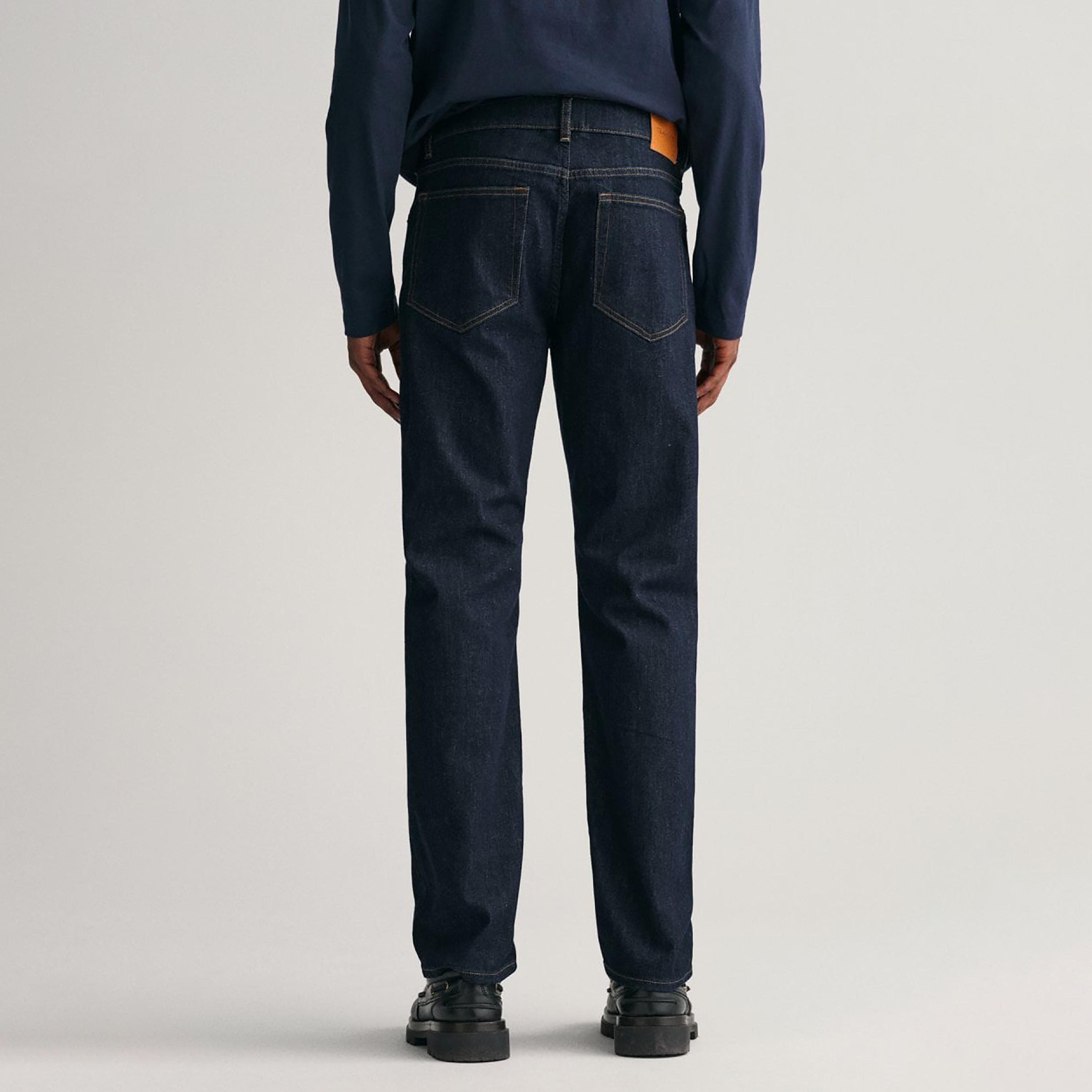 جينز جانت مستقيم صالح متوسط الارتفاع مع 5 جيوب-men-clothing-bottoms-jeans-image-4