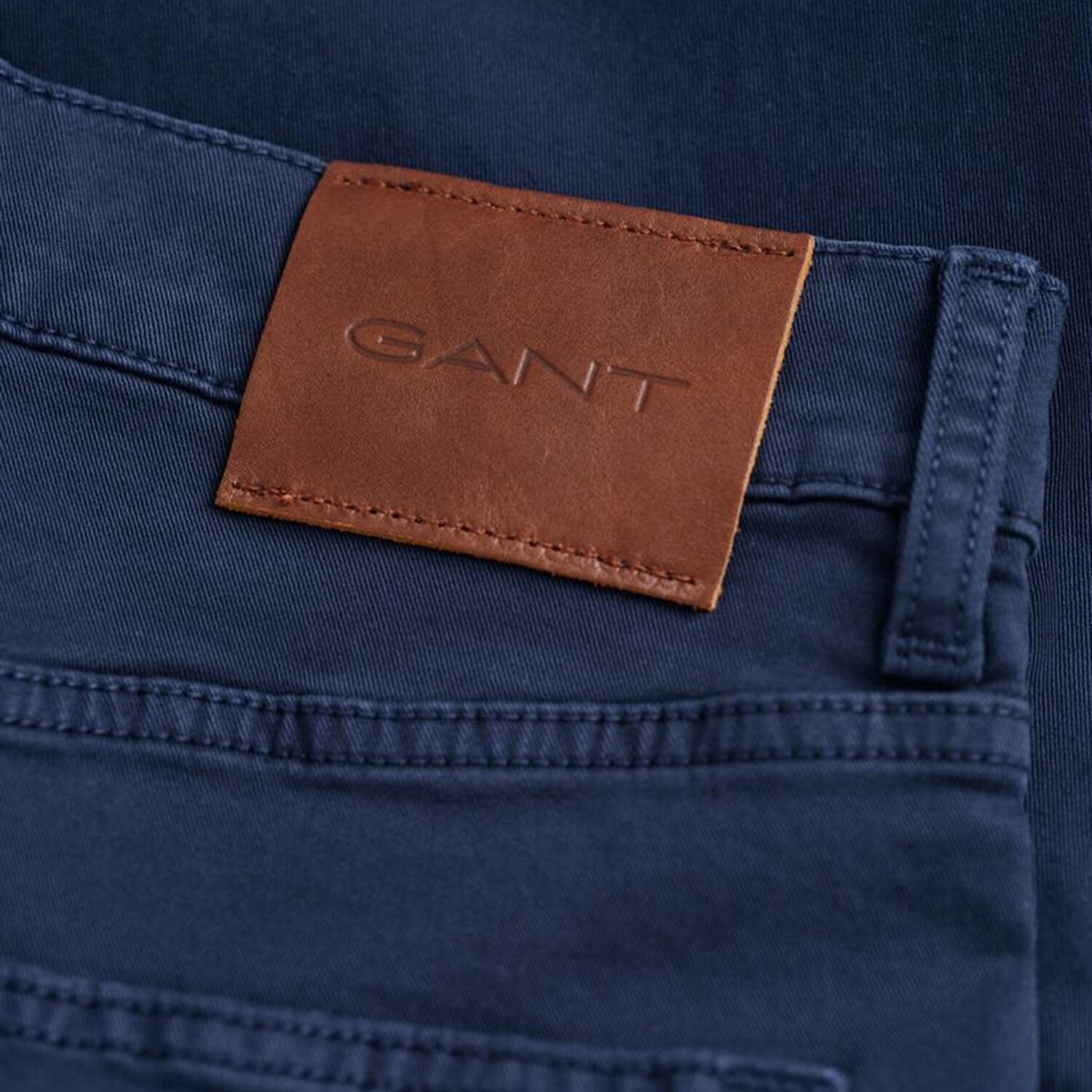 Gant Slim Fit Plain Mid-Rise Men's Jeans-men-clothing-jeans-image-5