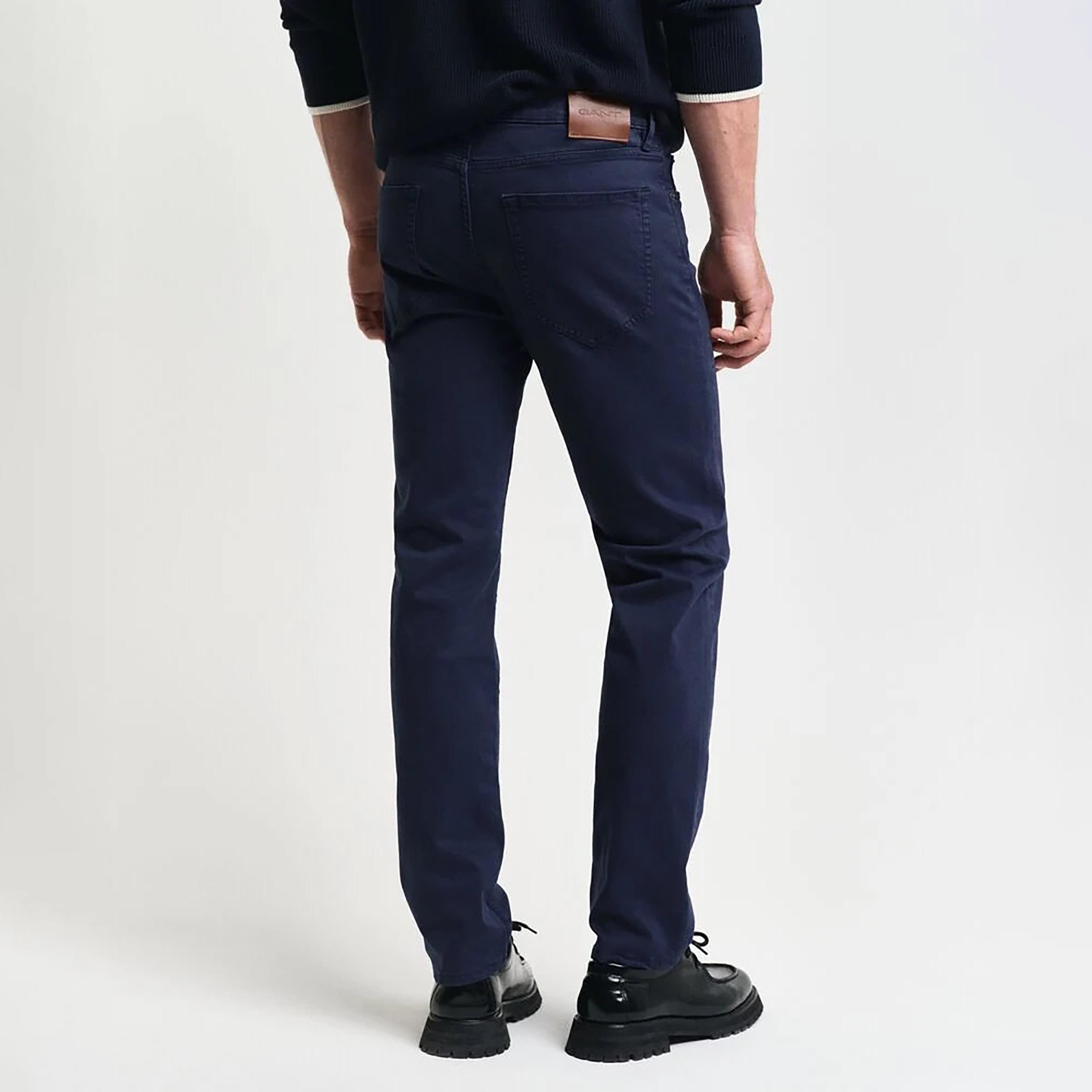 Gant Regular Fit Plain Mid-Rise Men's Jeans Inseam 32-men-clothing-jeans-image-4
