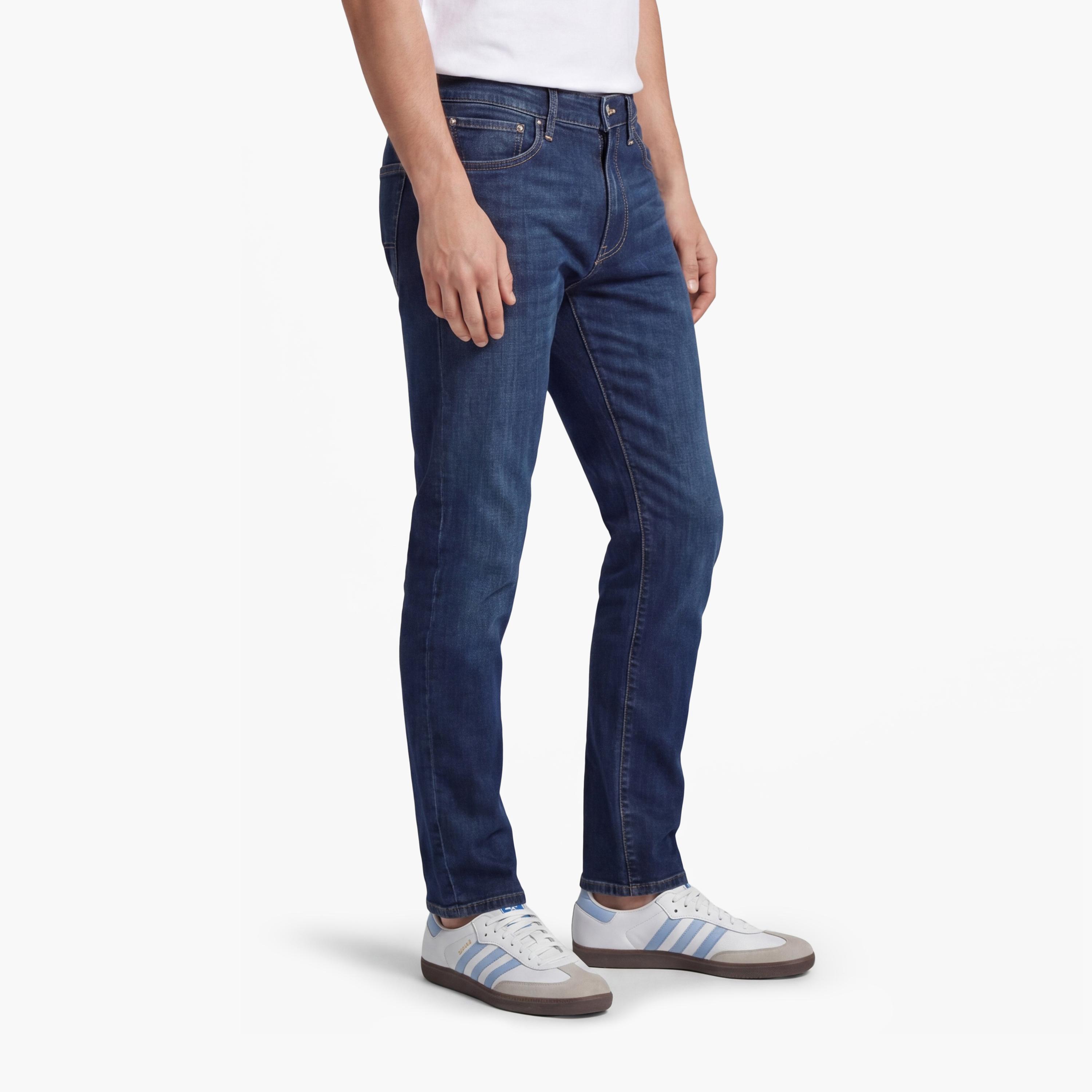 جينز جانت سليم صالح متوسط الارتفاع مع 5 جيوب32الدرزة الداخلية-men-clothing-bottoms-jeans-image-3