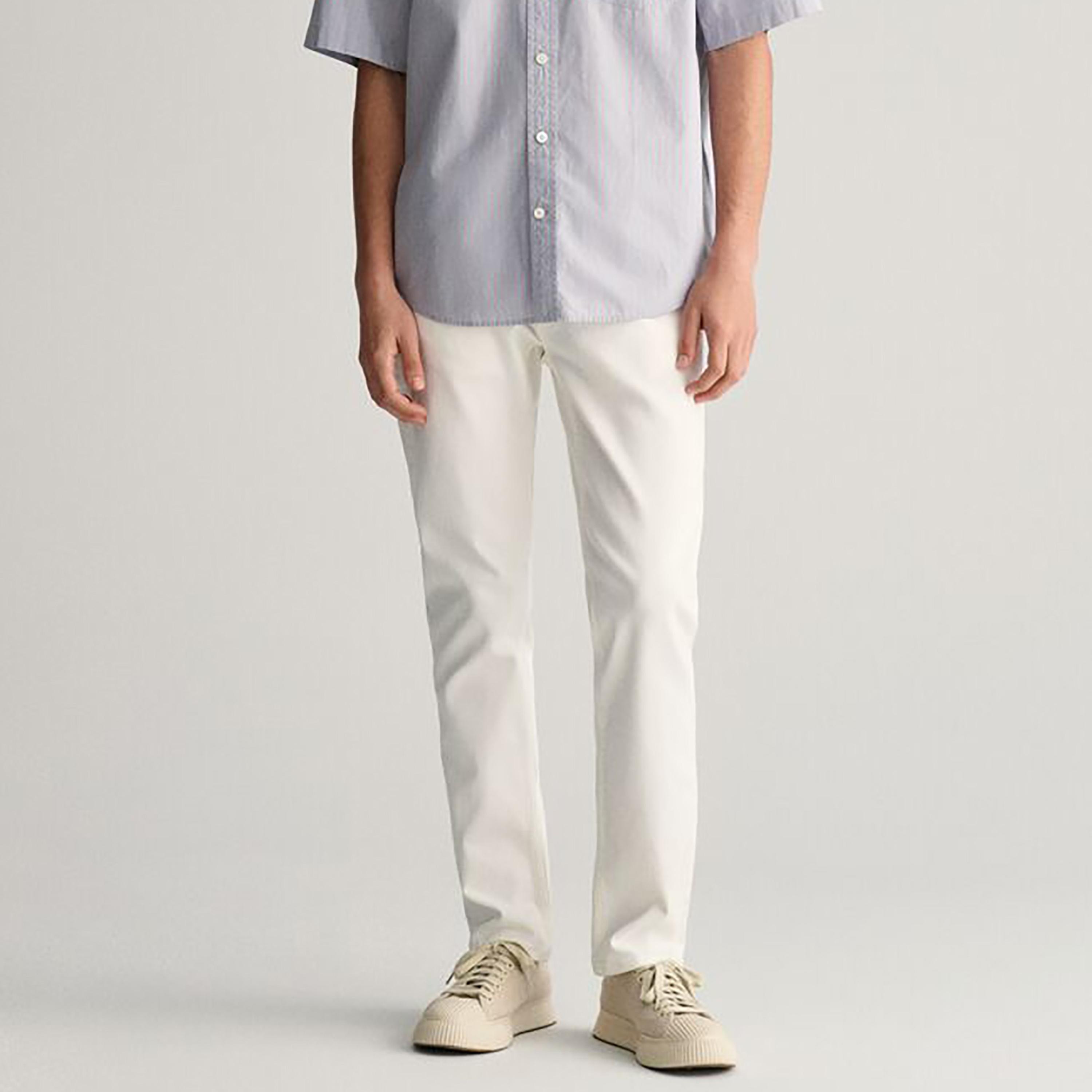 جانت سليم فيت 5 جيوب جينز رجالي متوسط الارتفاع34الدرزة الداخلية-men-clothing-bottoms-jeans-image-1