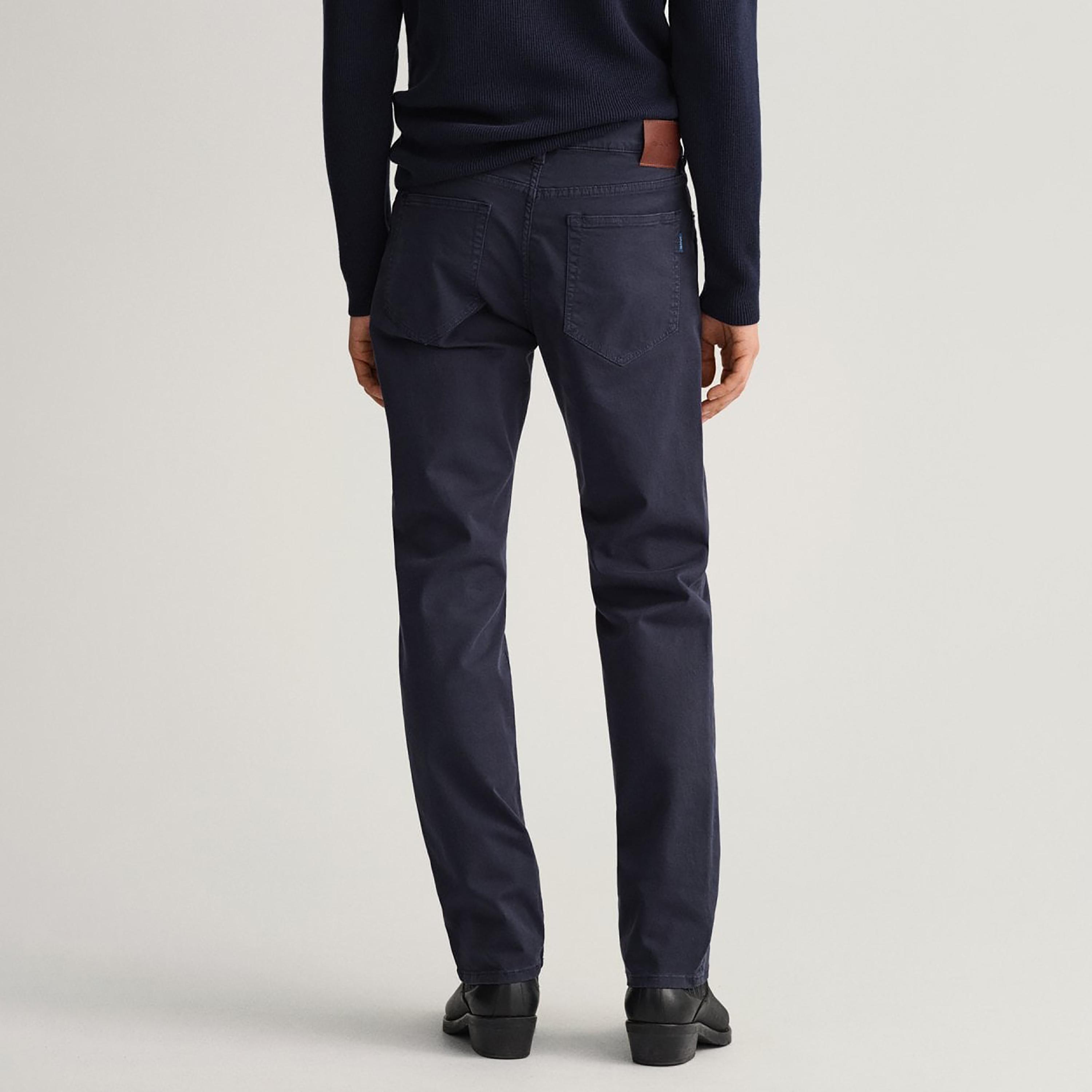 Gant Slim Fit 5 Pockets Mid-Rise Men Jeans-men-clothing-bottoms-jeans-image-3